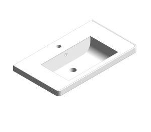 Product: CAMEO 800mm Mineral Cast Vanity Basin (CAM-BM8-AW)