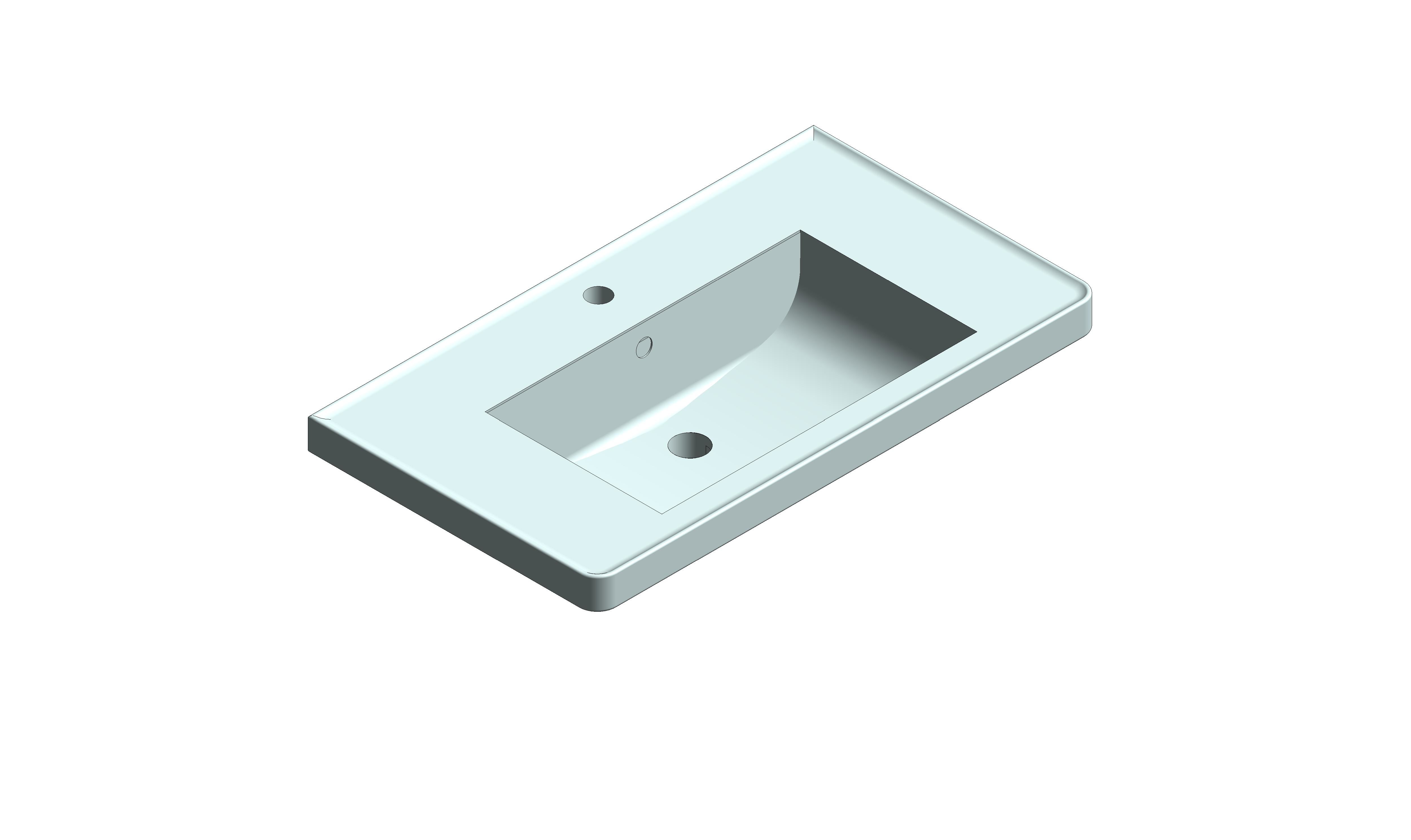 Product: CAMEO 800mm Mineral Cast Vanity Basin (CAM-BM8-CB)