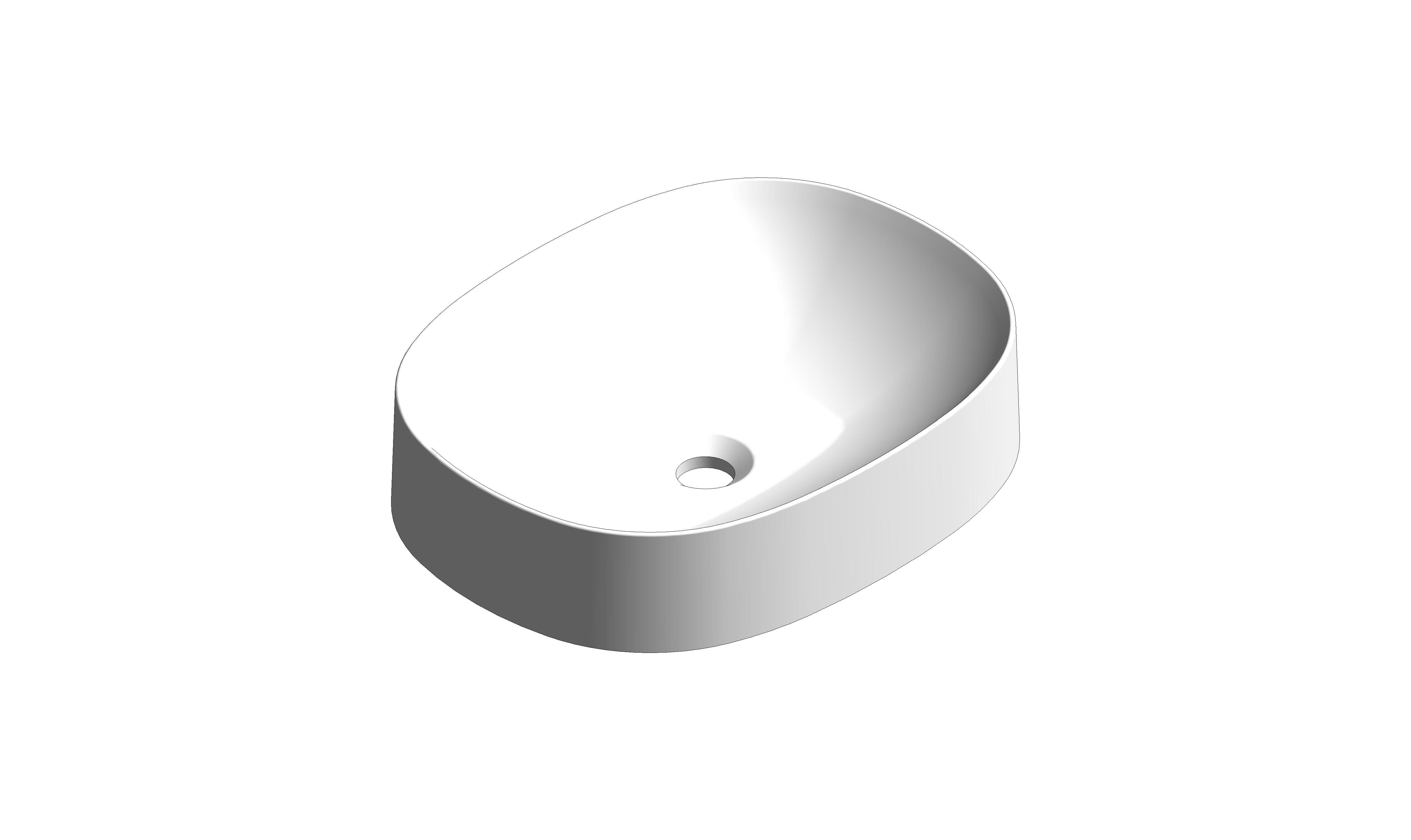 Product: CAMEO Oval Mineral Cast Countertop Basin (CAM-BMOV-AW)