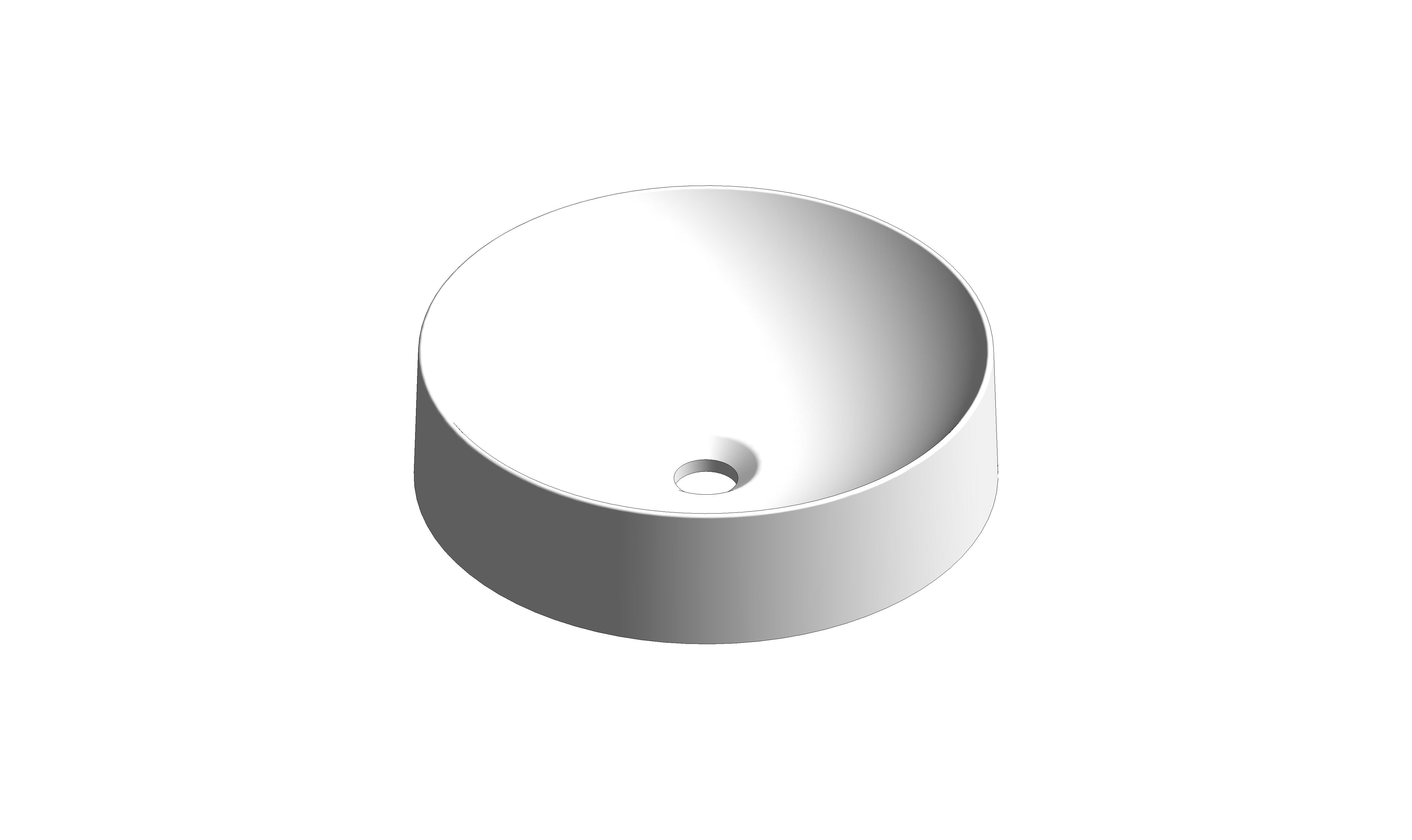 Product: CAMEO Round Countertop Basin (CAM-BMRO-GW)