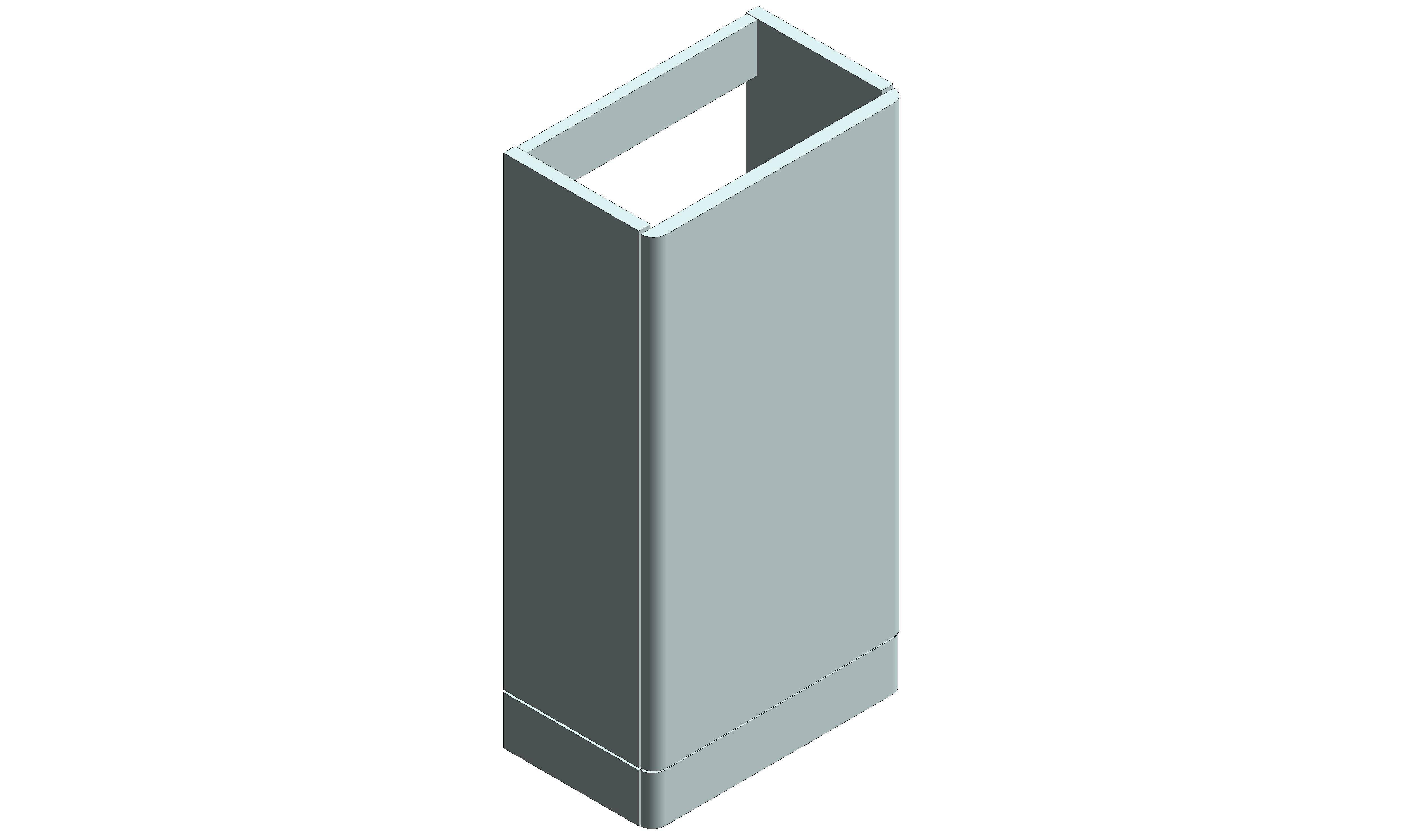 Product: CAMEO 400mm Floor Mounted Cloakroom Unit (CAM-F400FM-CB)