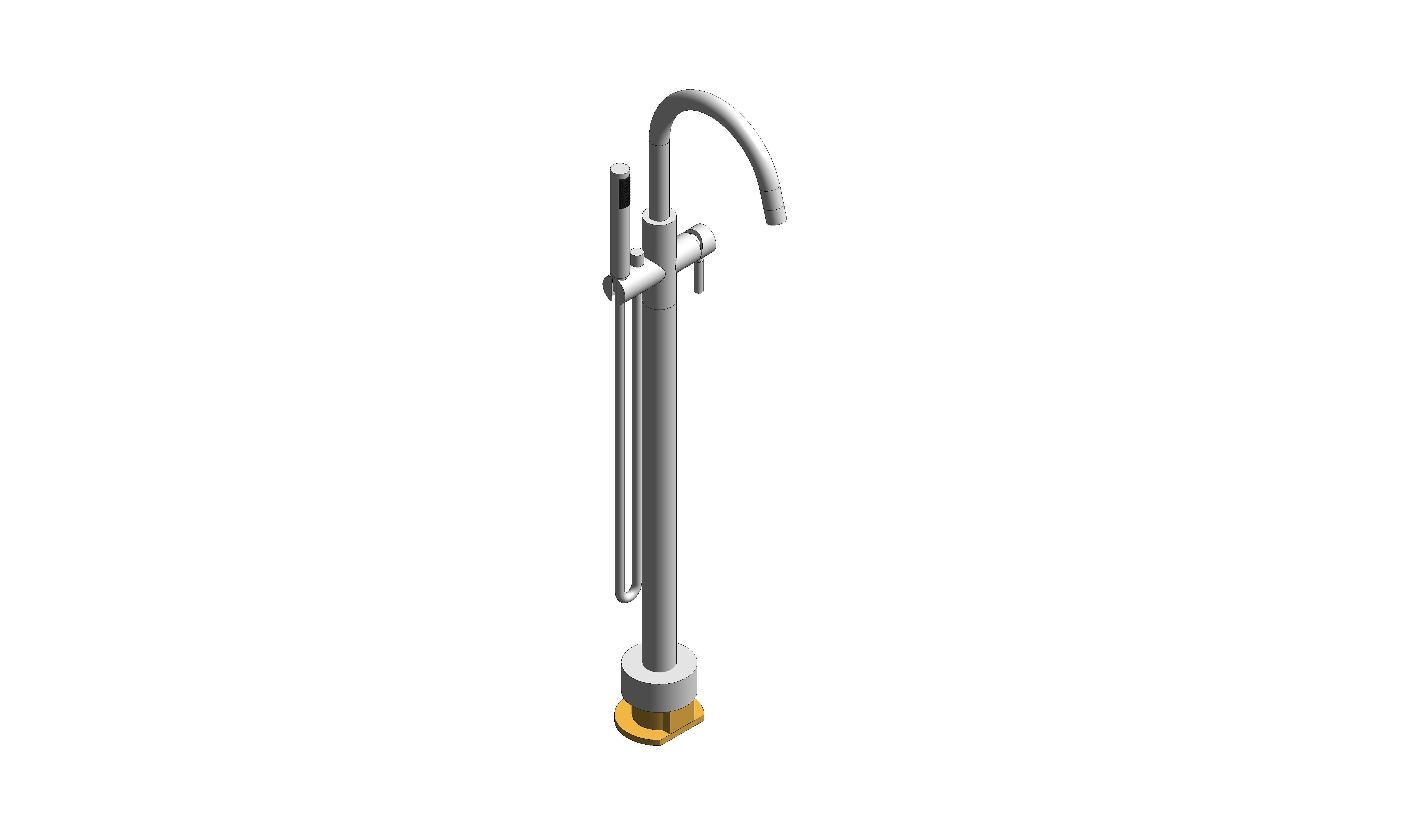 Product: ORIGINS Floorstanding Bath Shower Mixer (ORI-233A-CP)