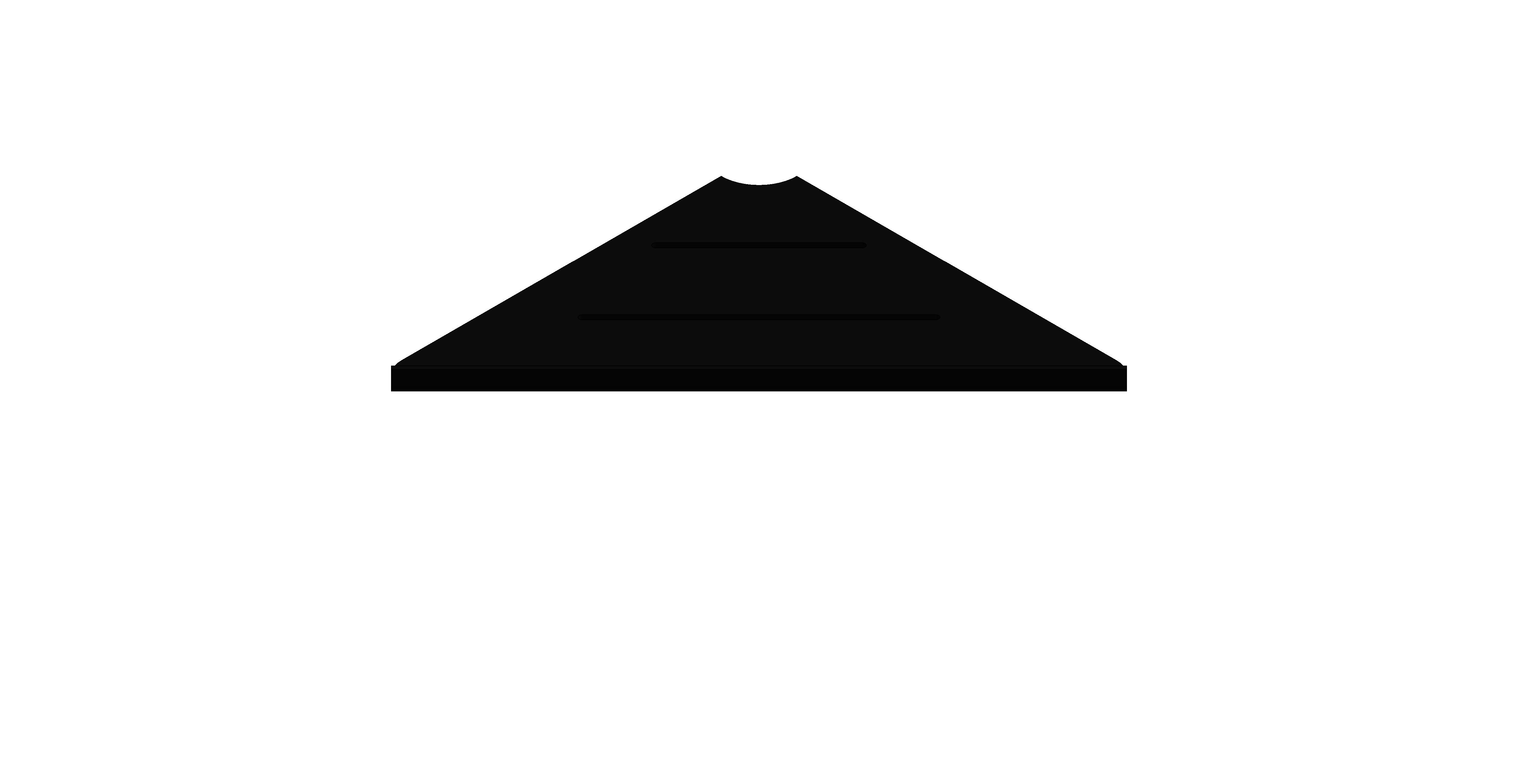 Product: SHAMA Corner Shelf (IND-18501-BLK)