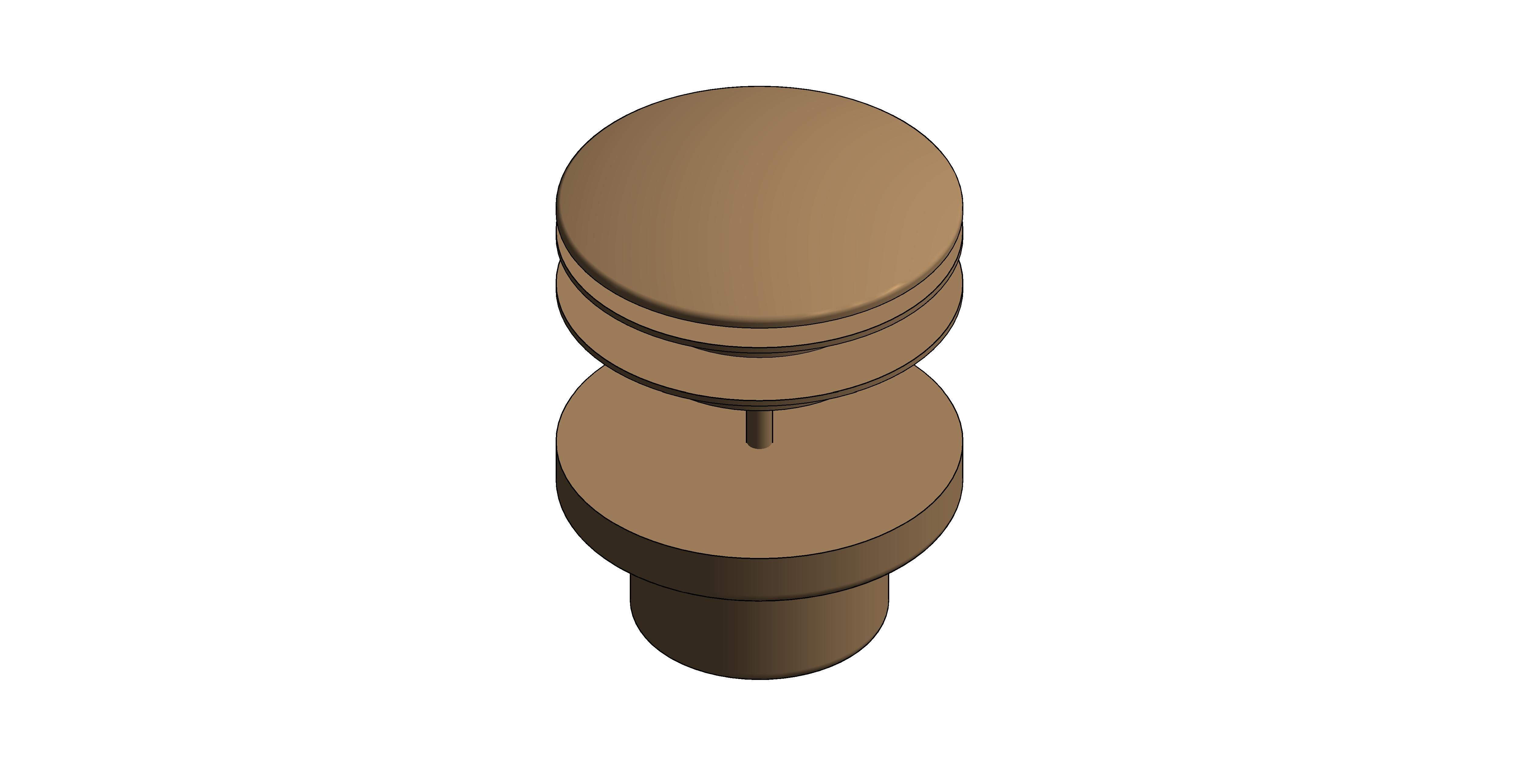Product: WASTES & FITTINGS Universal Basin Waste (IND-395-BRZ)