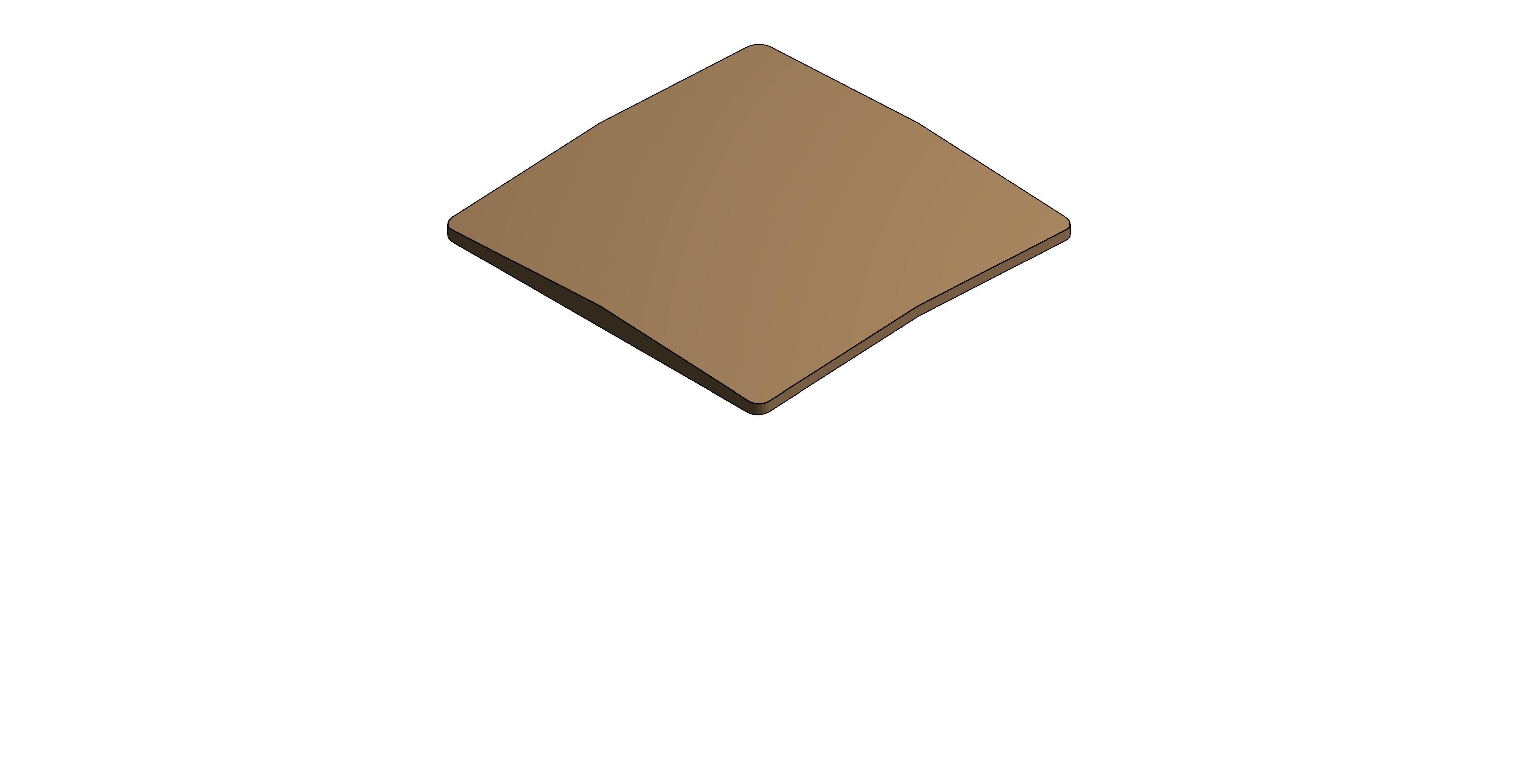 Product: WASTES & FITTINGS Square Waste Cap (IND-395CAP/SQ-BRZ)