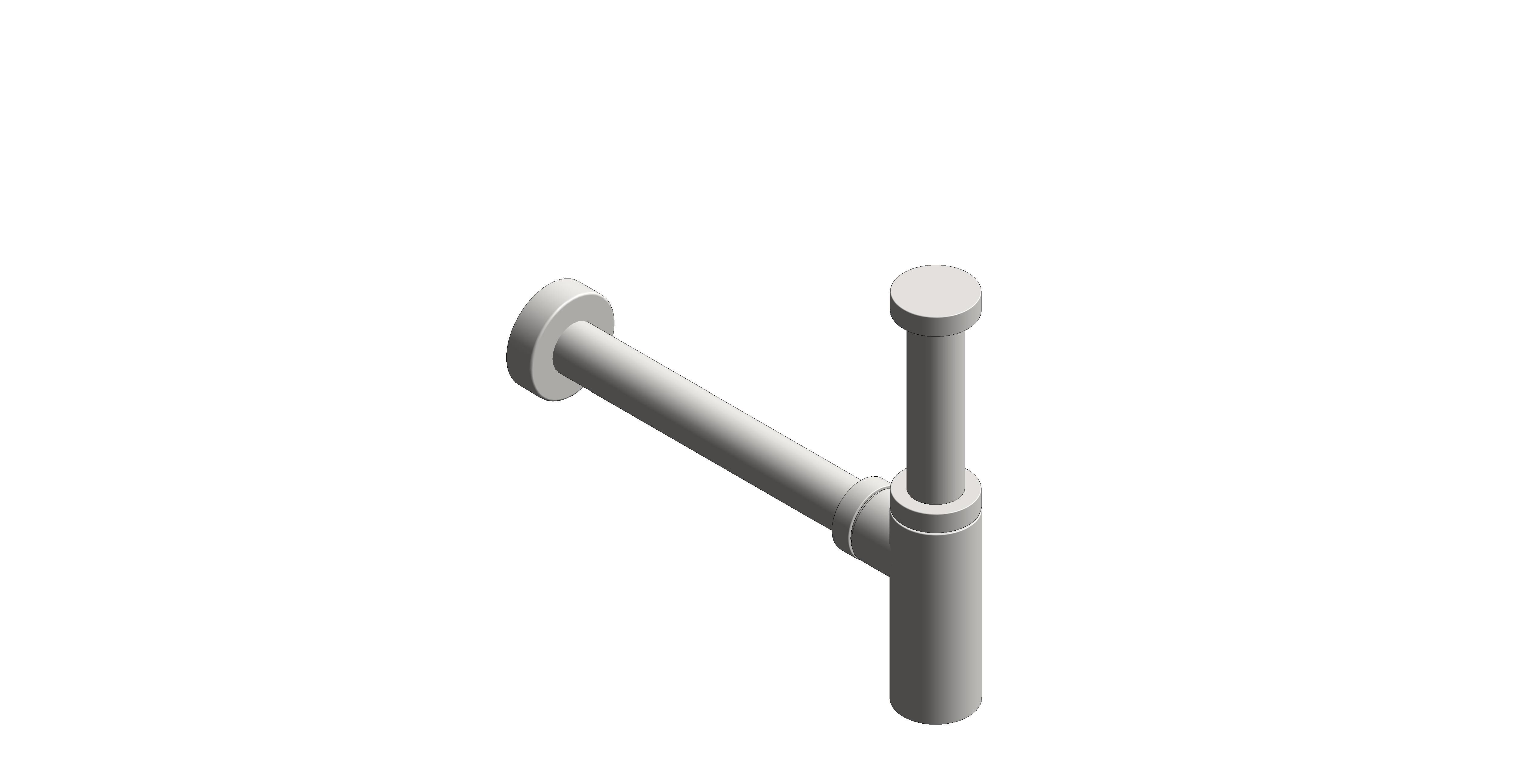 Product: WASTES & FITTINGS Contemporary Round Bottle Trap 1.1/4” with 35mm Outlet (IND-461/RO-BRN)