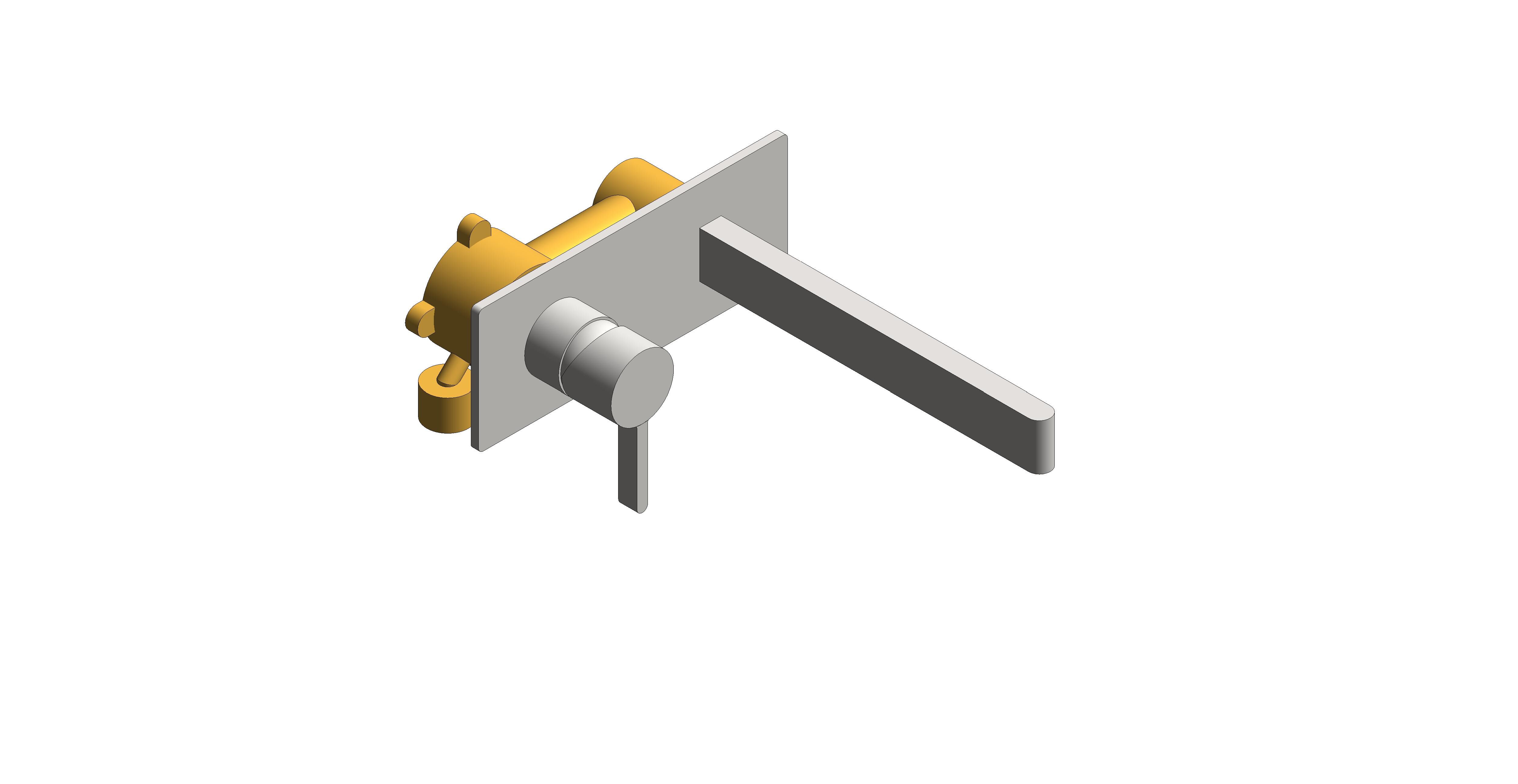 Product: EDIT Wall Mounted Basin Mixer 220mm Spout (IND-EDI109S/A-BRN)