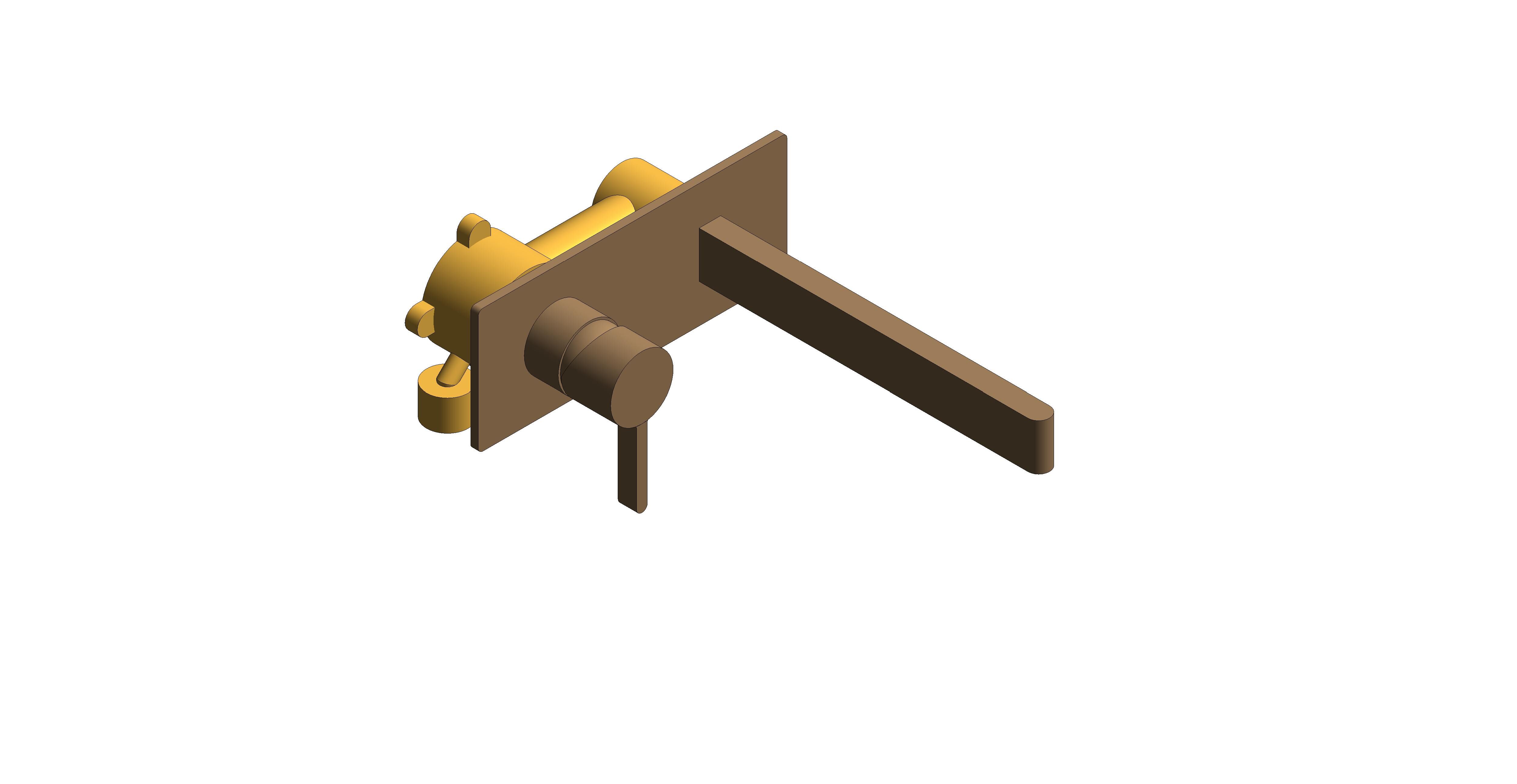 Product: EDIT Wall Mounted Basin Mixer Tap (IND-EDI109S/A-BRZ)