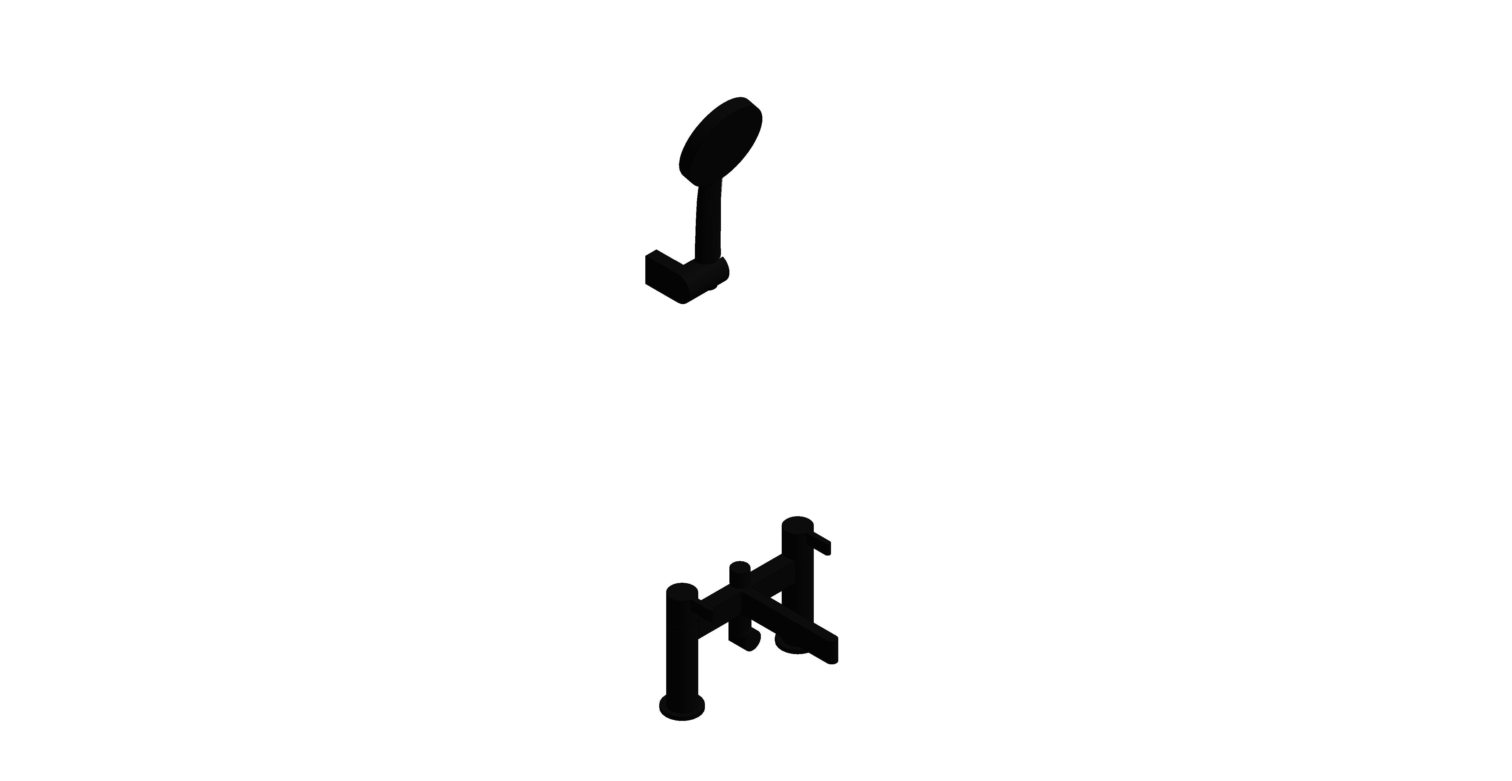 Product: EDIT Bath Shower Mixer + Shower Kit (IND-EDI130+K-BLK)