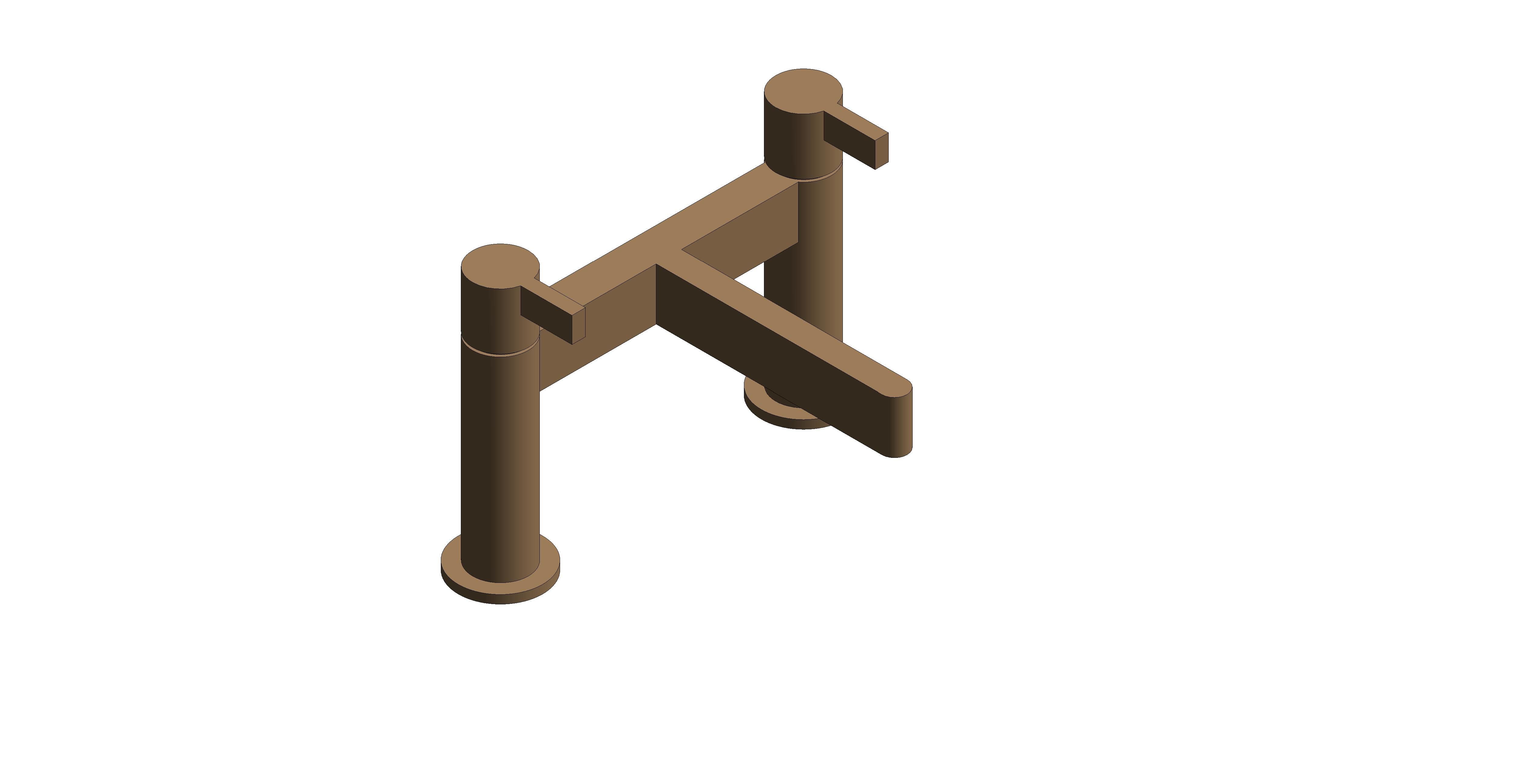 Product: EDIT Deck Mounted Bath Filler (IND-EDI137-BRZ)
