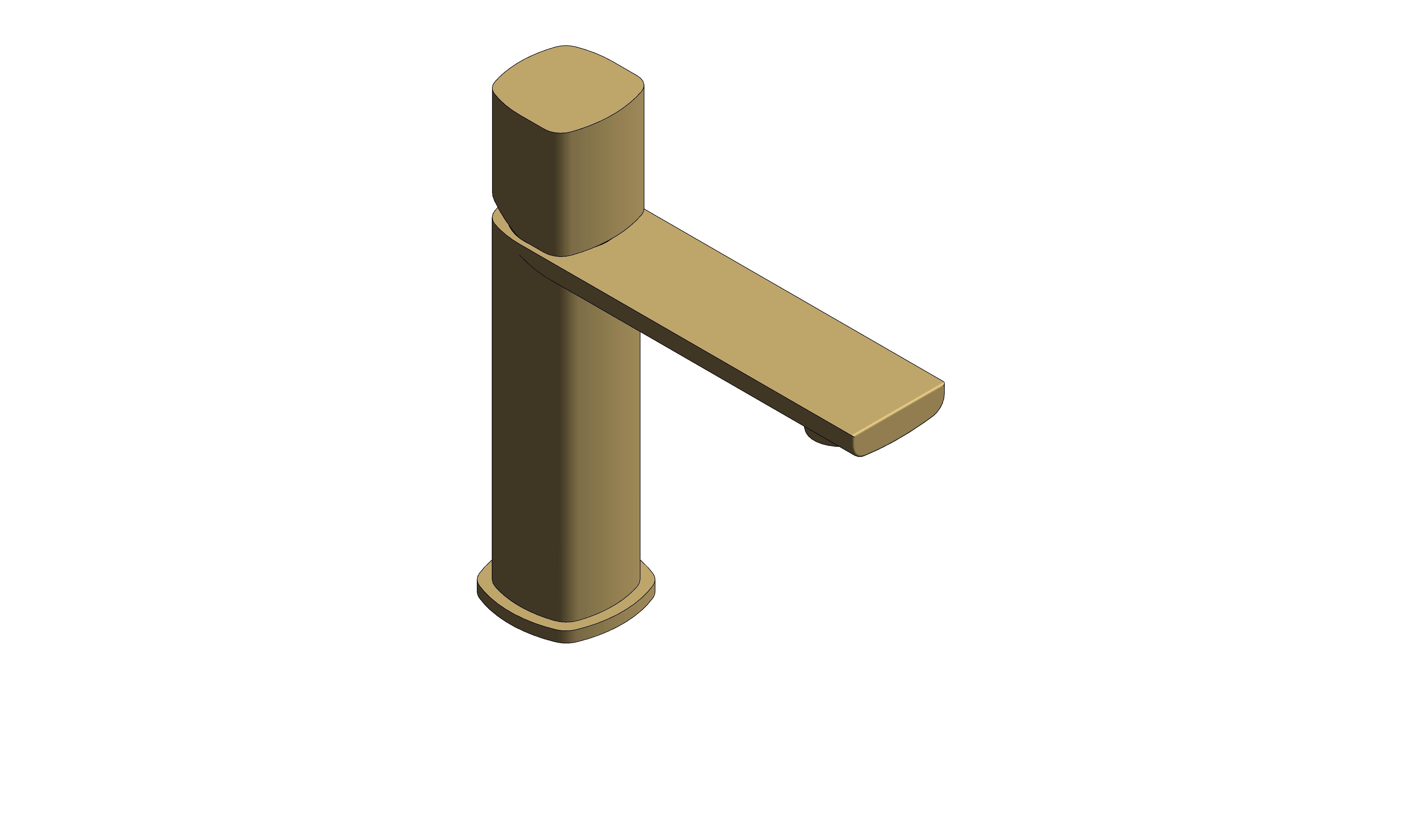 Product: CAMEO Leverless Mono Basin Mixer Tap for Low Pressure System and Universal Basin Waste (CAM-100/CC-LP-SBR)
