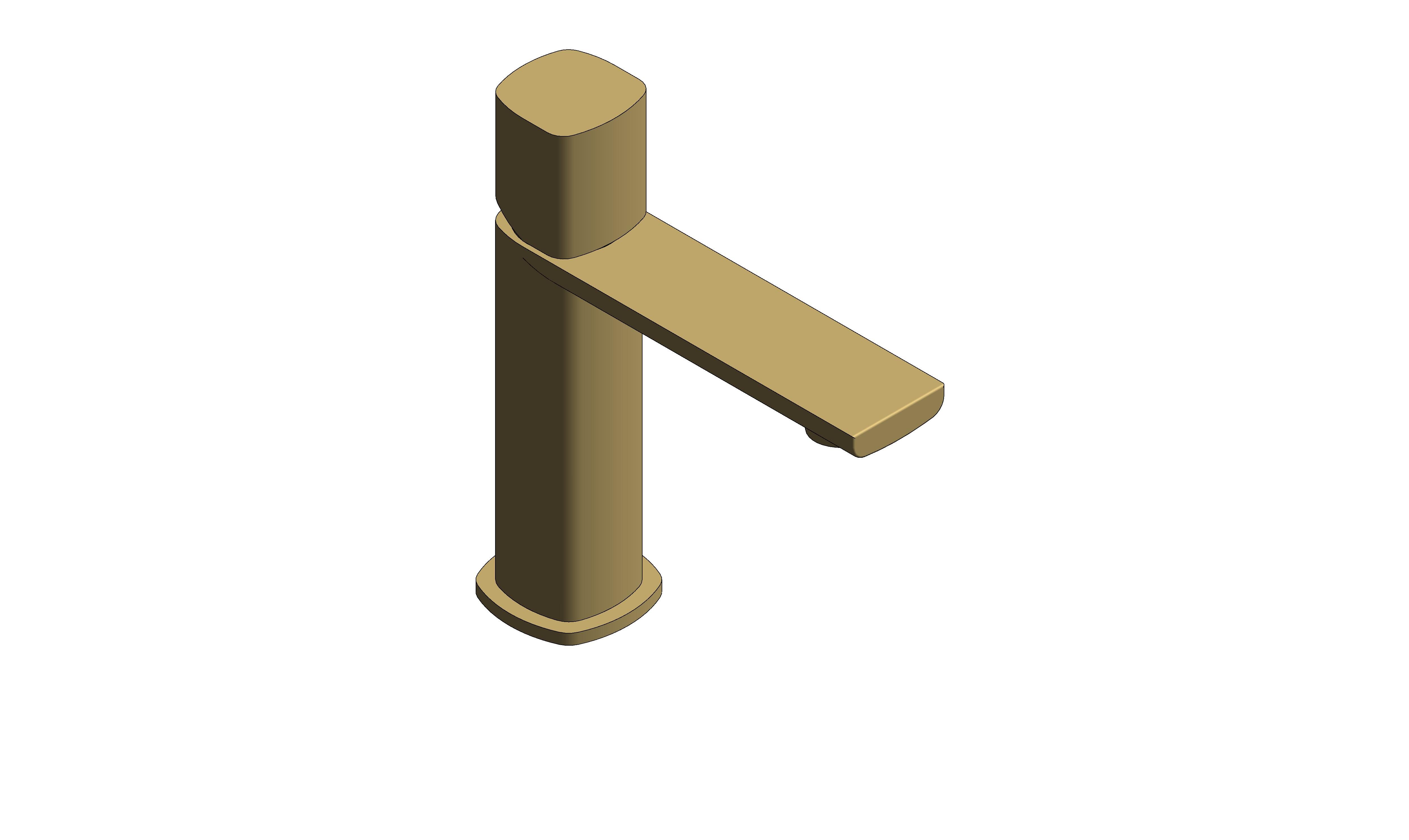 Product: CAMEO Leverless Mono Basin Mixer Tap (CAM-100/SB-SBR)