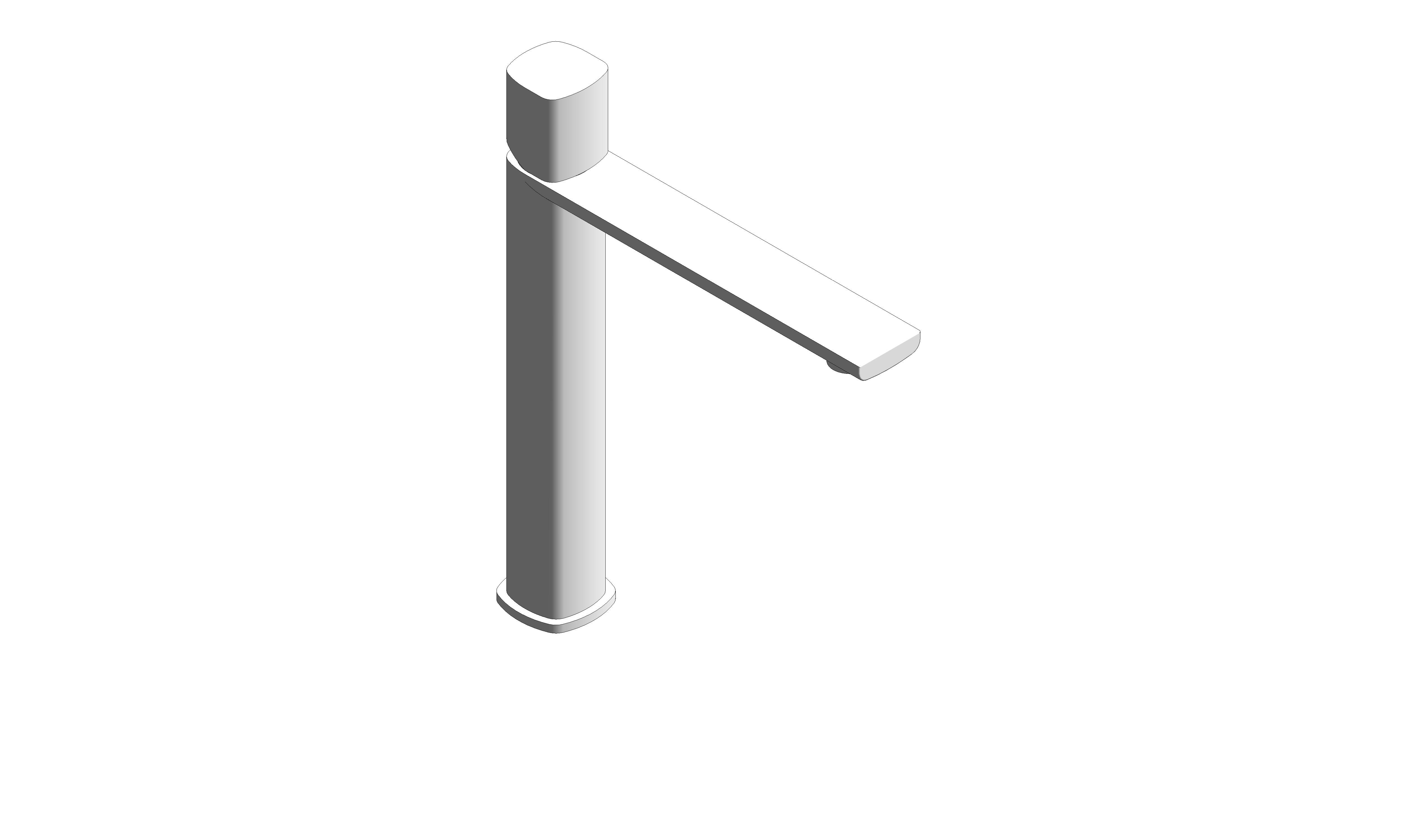 Product: CAMEO Leverless Extended Mono Basin Mixer for Low Pressure Systems (CAM-100E/SB-LP-MW)