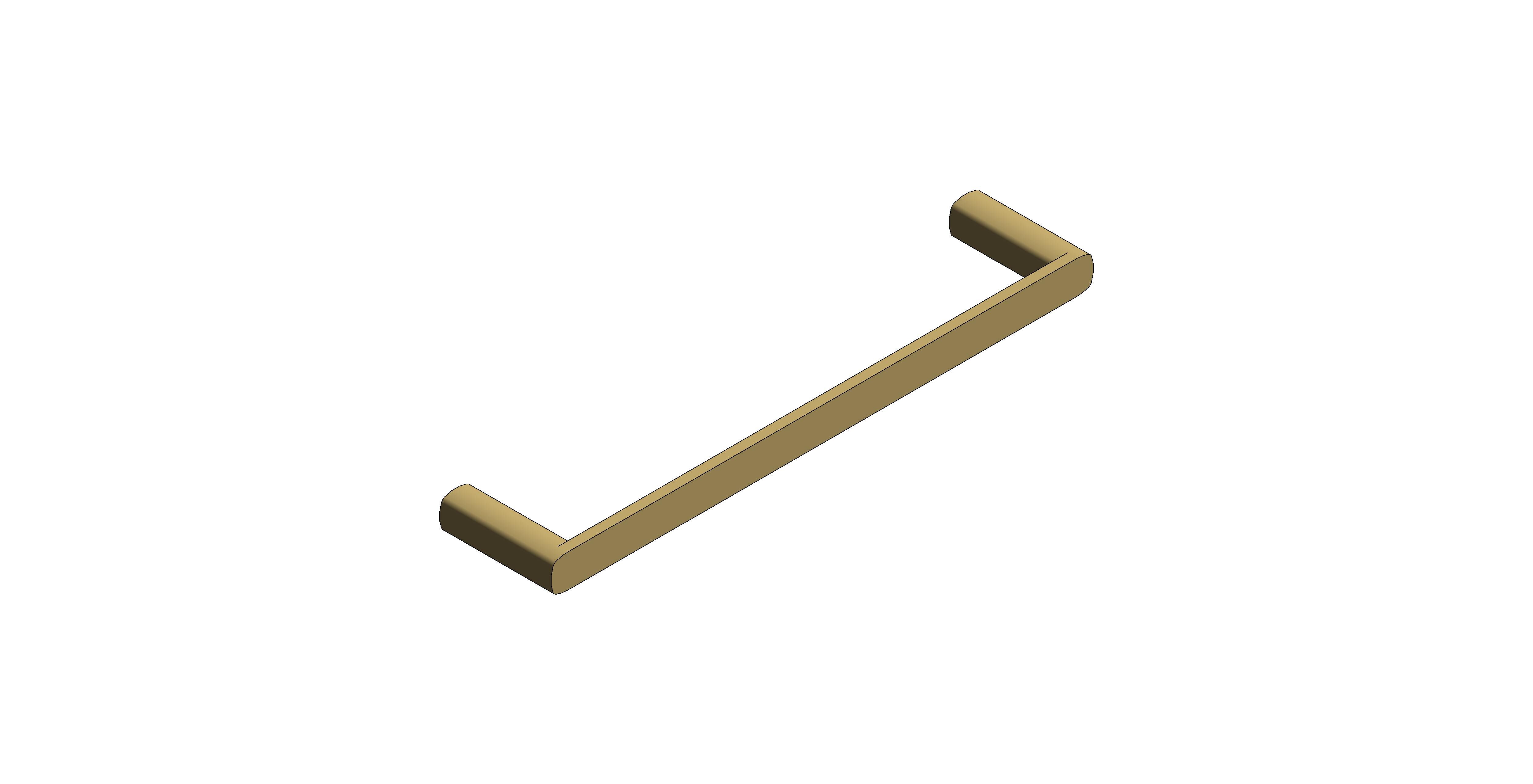 Product: CAMEO Furniture Bar Handle (CAM-HANB-SBR)