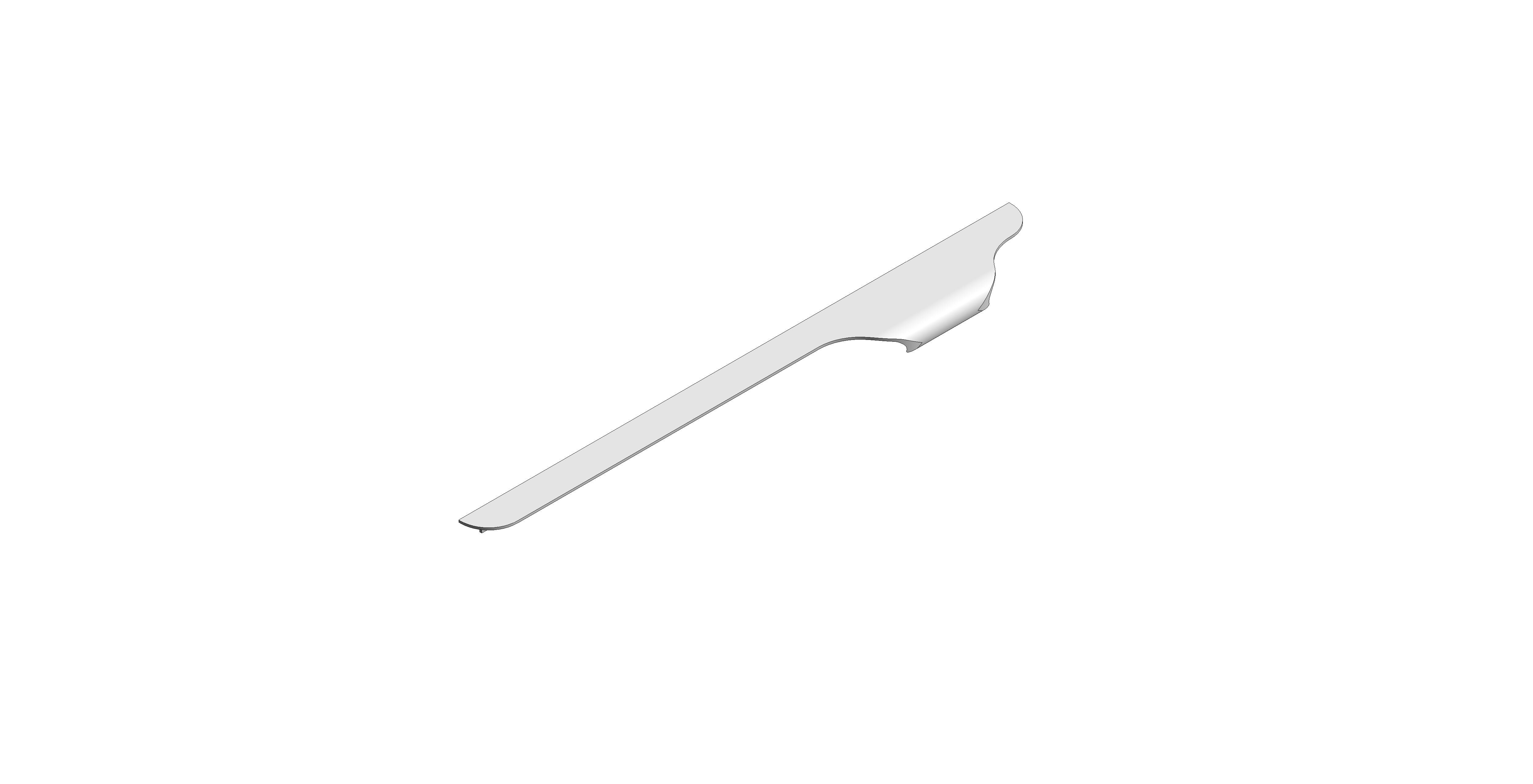 Product: CAMEO 400mm Furniture Top Mount Handle, Left Pull (CAM-HAN4L-CP)
