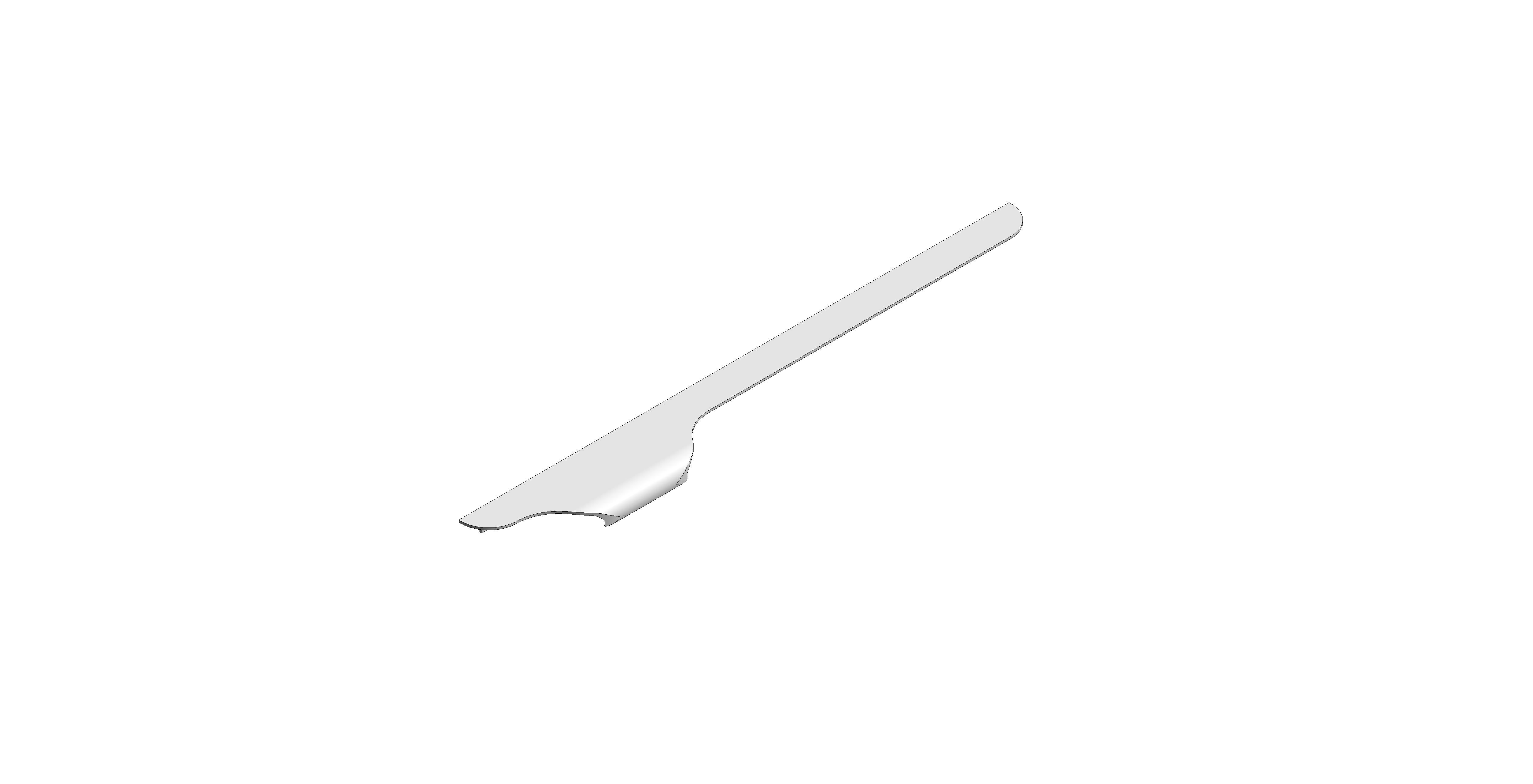 Product: CAMEO 400mm Furniture Top Mount Handle, Right Pull (CAM-HAN4R-CP)