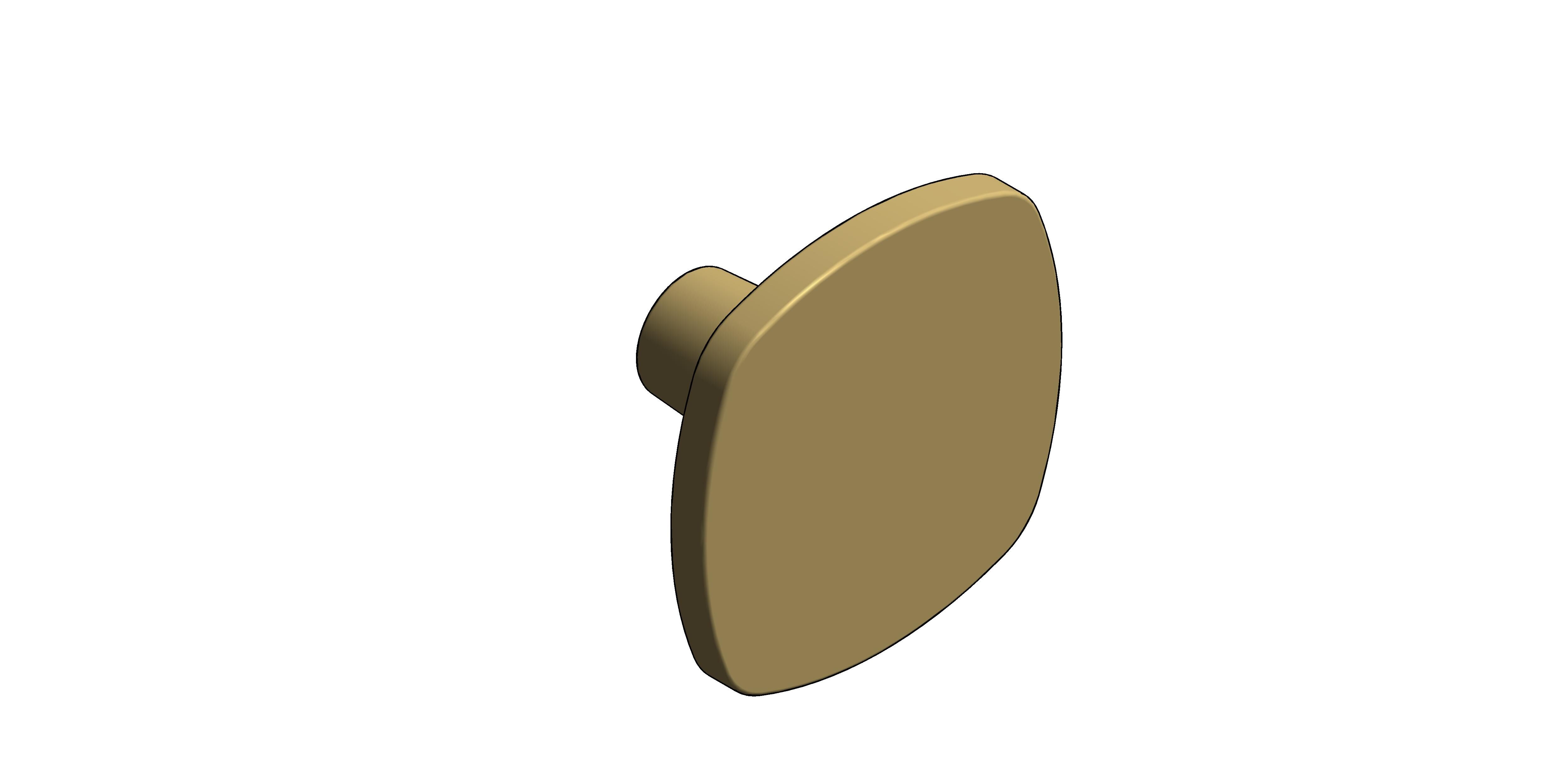 Product: CAMEO Furniture Knob (CAM-HANK-SBR)