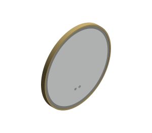 Product: CAMEO 600mm Illuminated Round Mirror (CAM-M6I-RO-SBR)