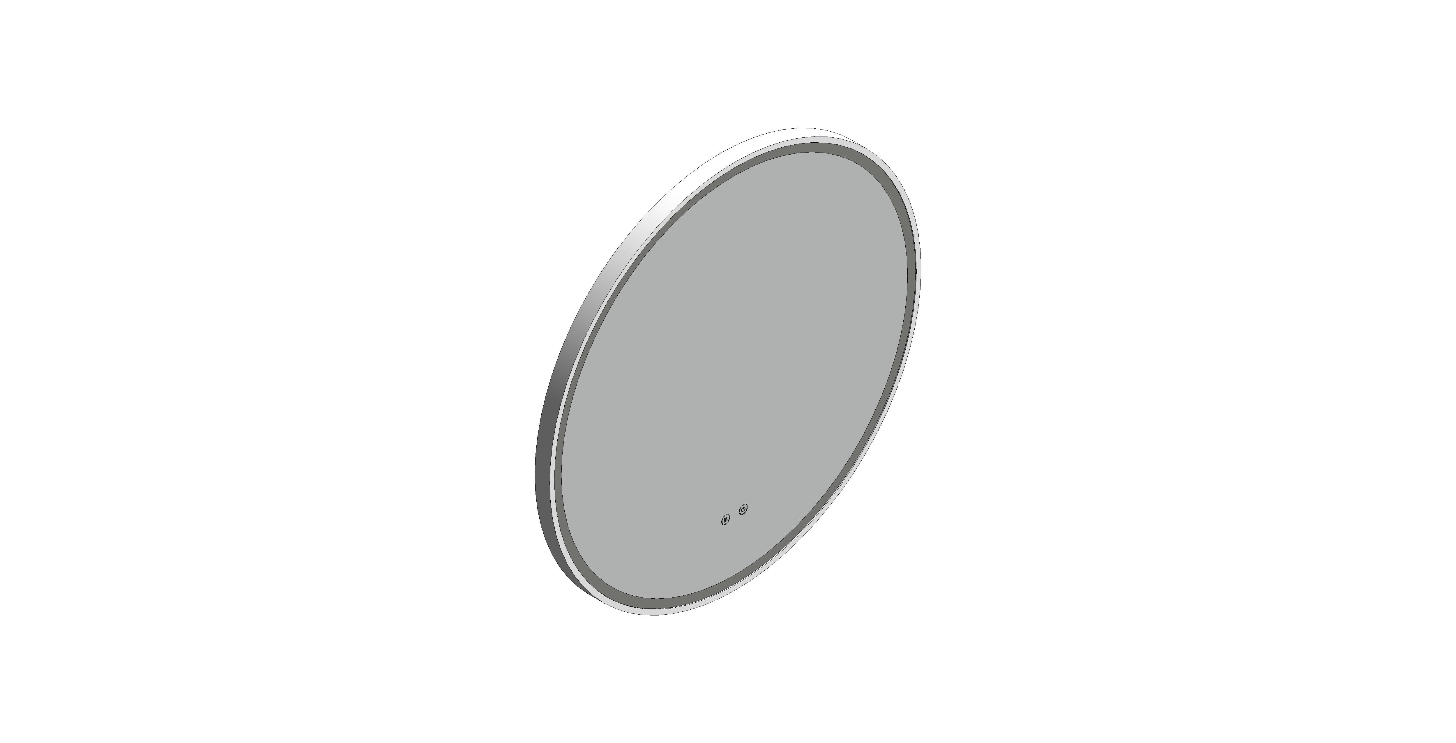 Product: 800mm Illuminated Round Mirror (CAM-M8I-RO-MW)
