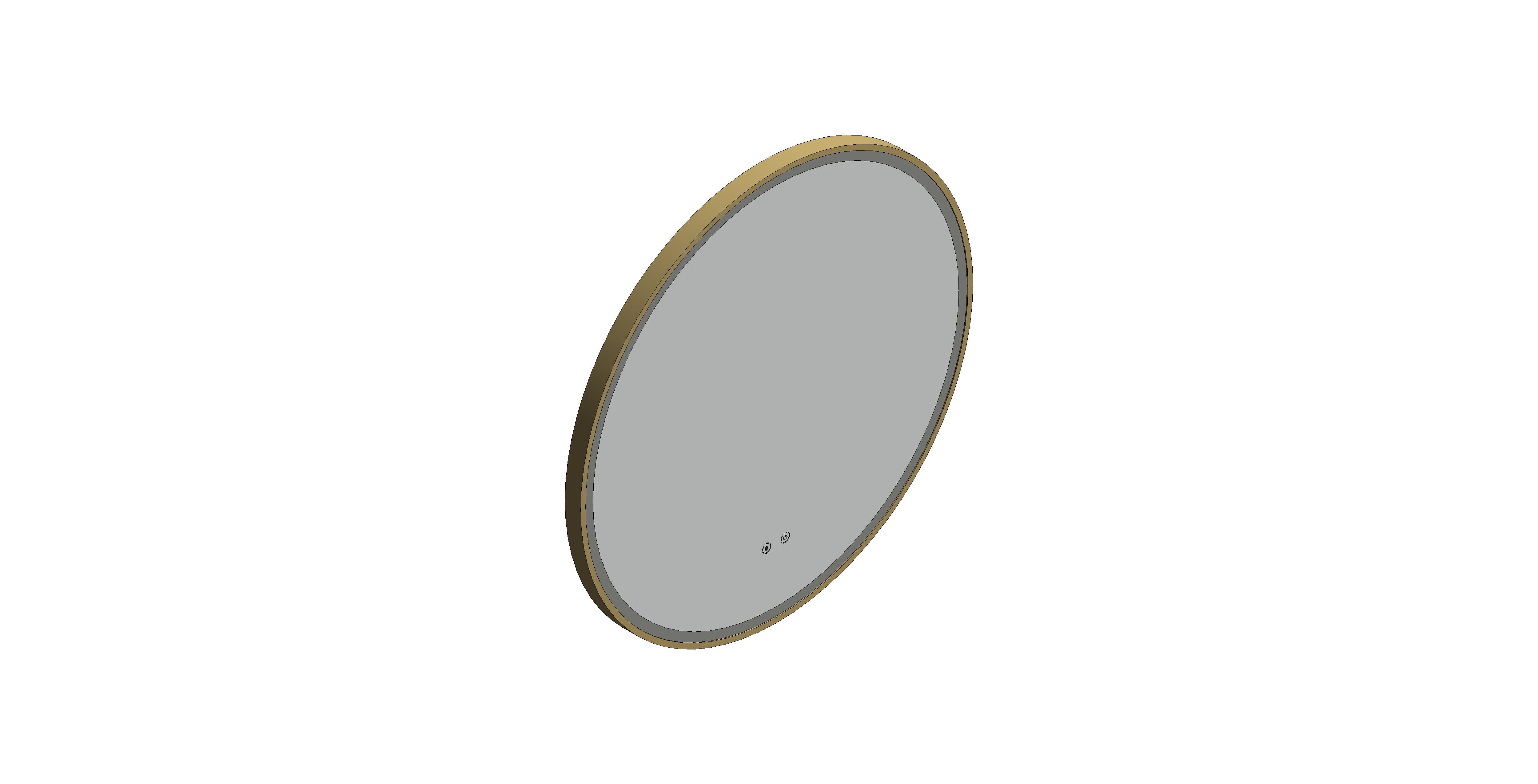 Product: CAMEO 800mm Illuminated Round Mirror (CAM-M8I-RO-SBR)