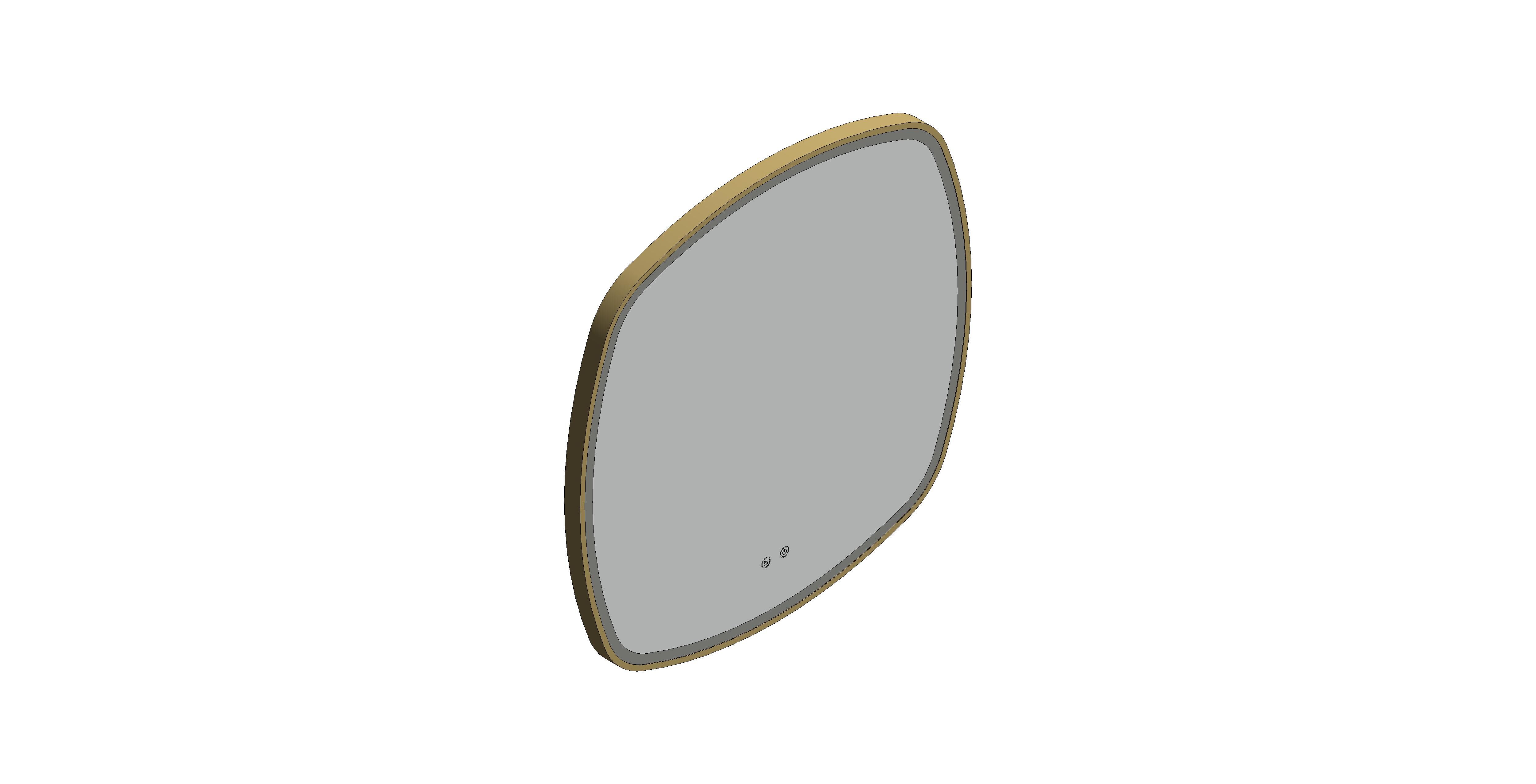 Product: CAMEO 800mm Illuminated Soft Square Mirror (CAM-M8I-SQ-SBR)