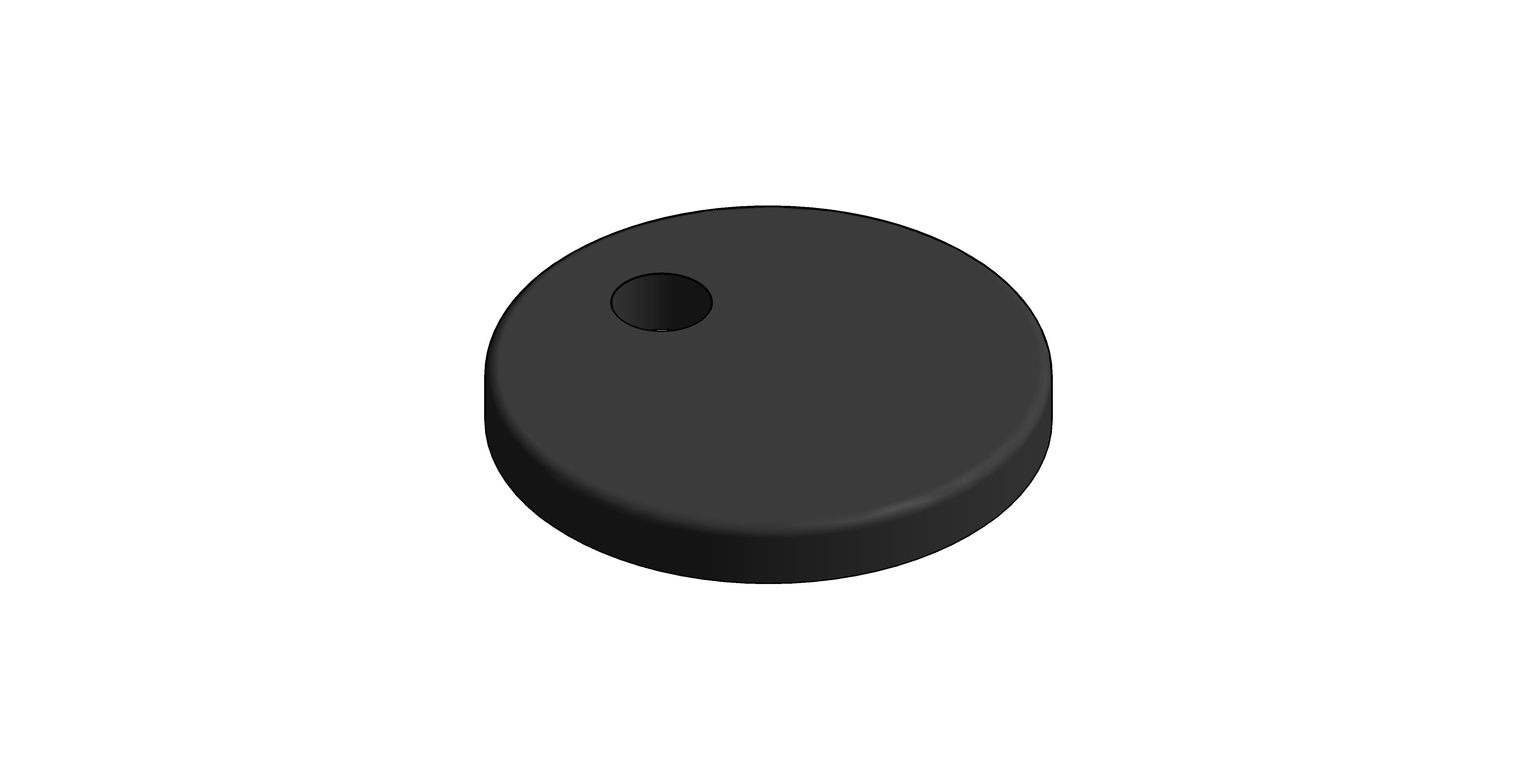Product: CAMEO Toilet seat hinge cover plate (CAM-TSHC-MB)