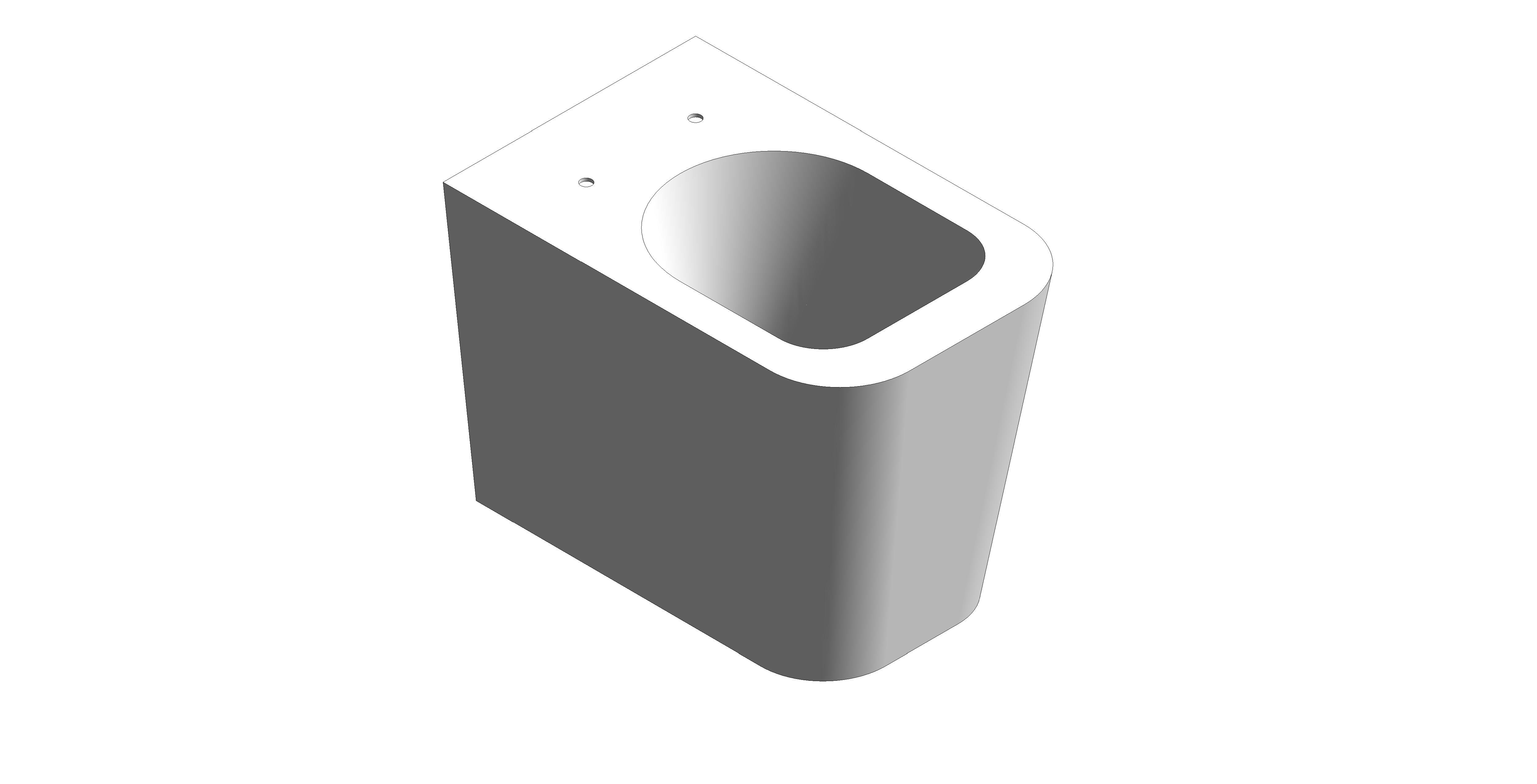 Product: CAMEO Back to wall WC with soft-square bowl (CAM-WC-BTW-SQ)