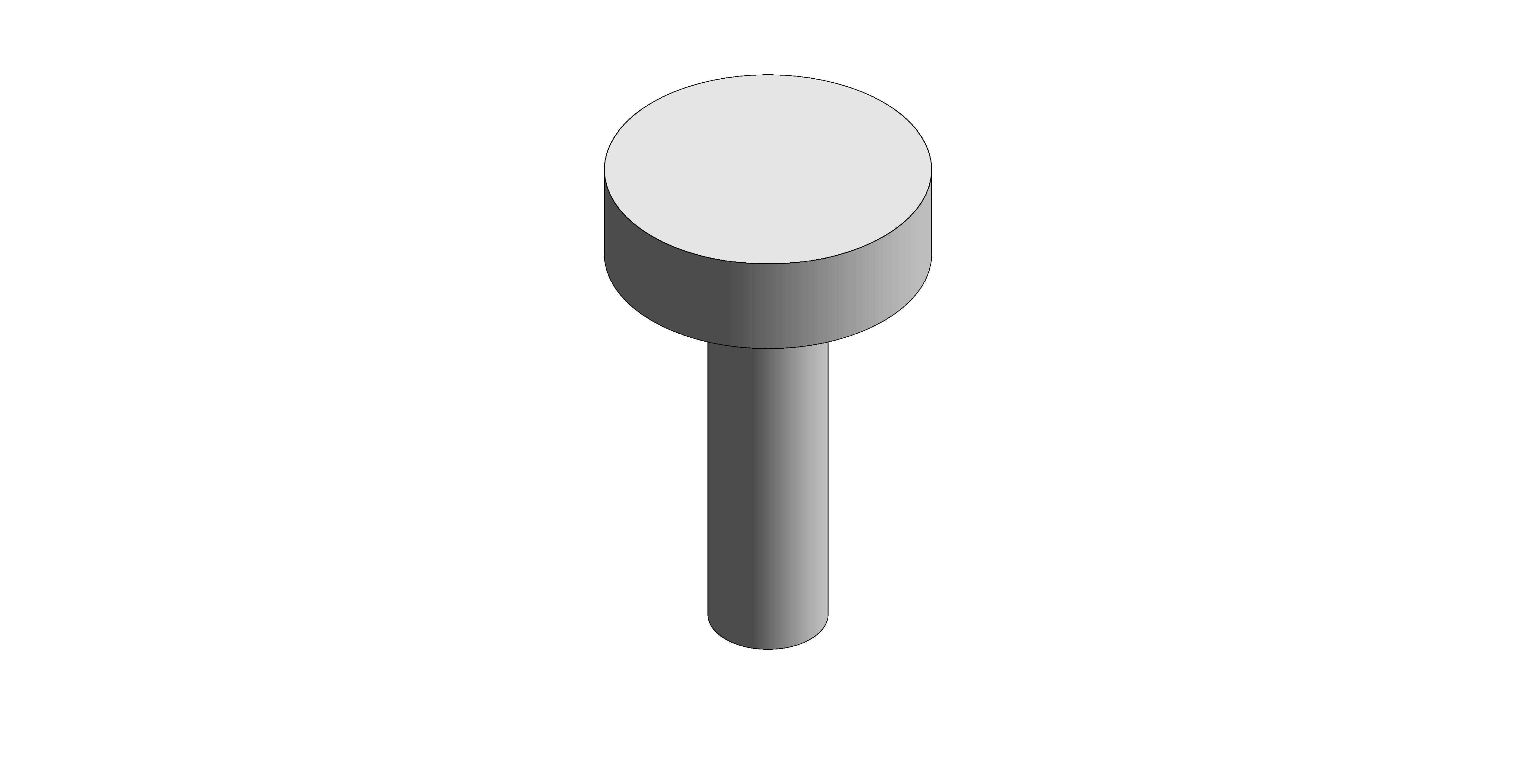 Product: ELEMENTS Fixed Head Ceiling Mounting Arm 100mm (4") (ELE-CMA/4IN-C/P)
