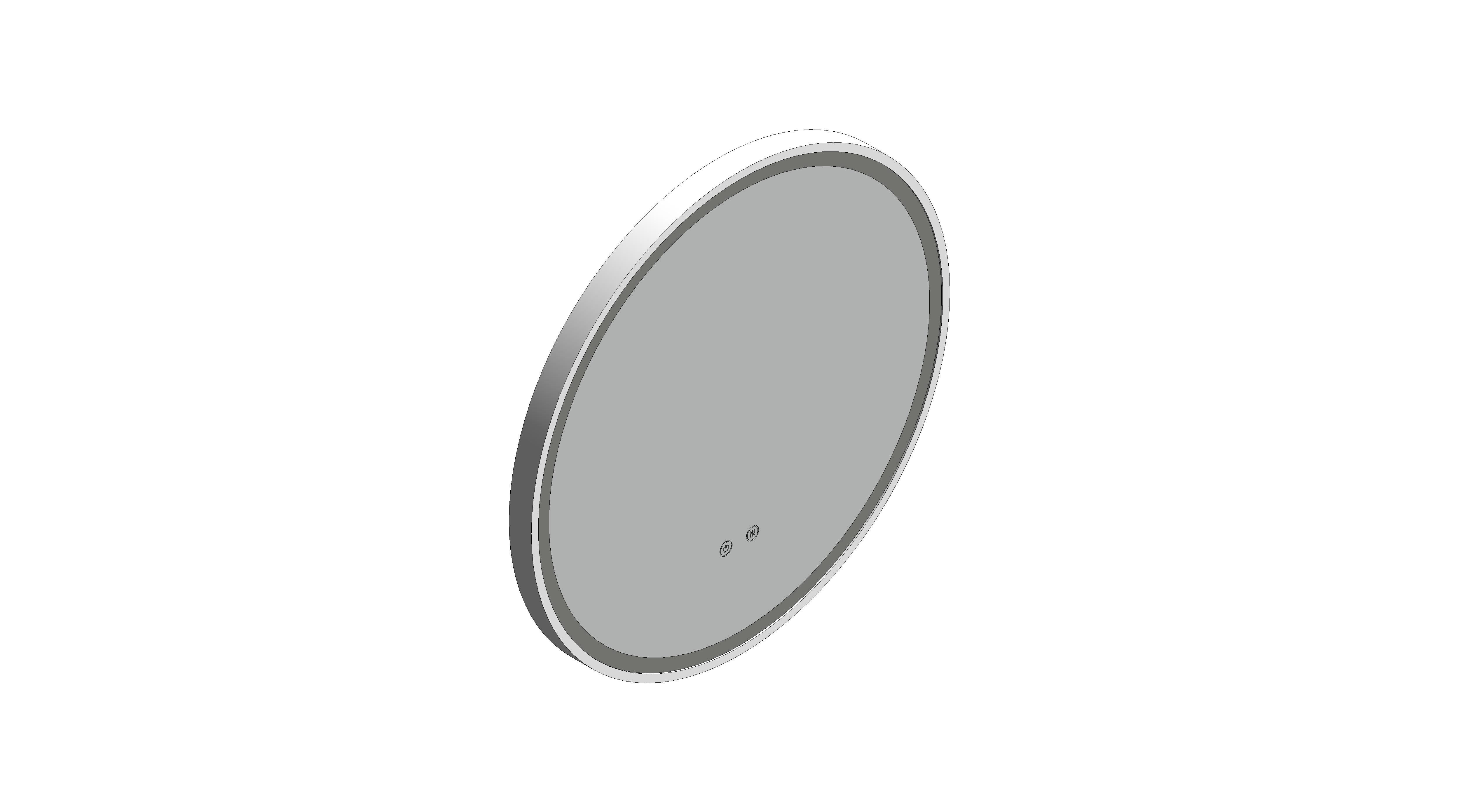 Product: CAMEO 600mm Illuminated Round Mirror With Demister (CAM-M6I-RO-MW)