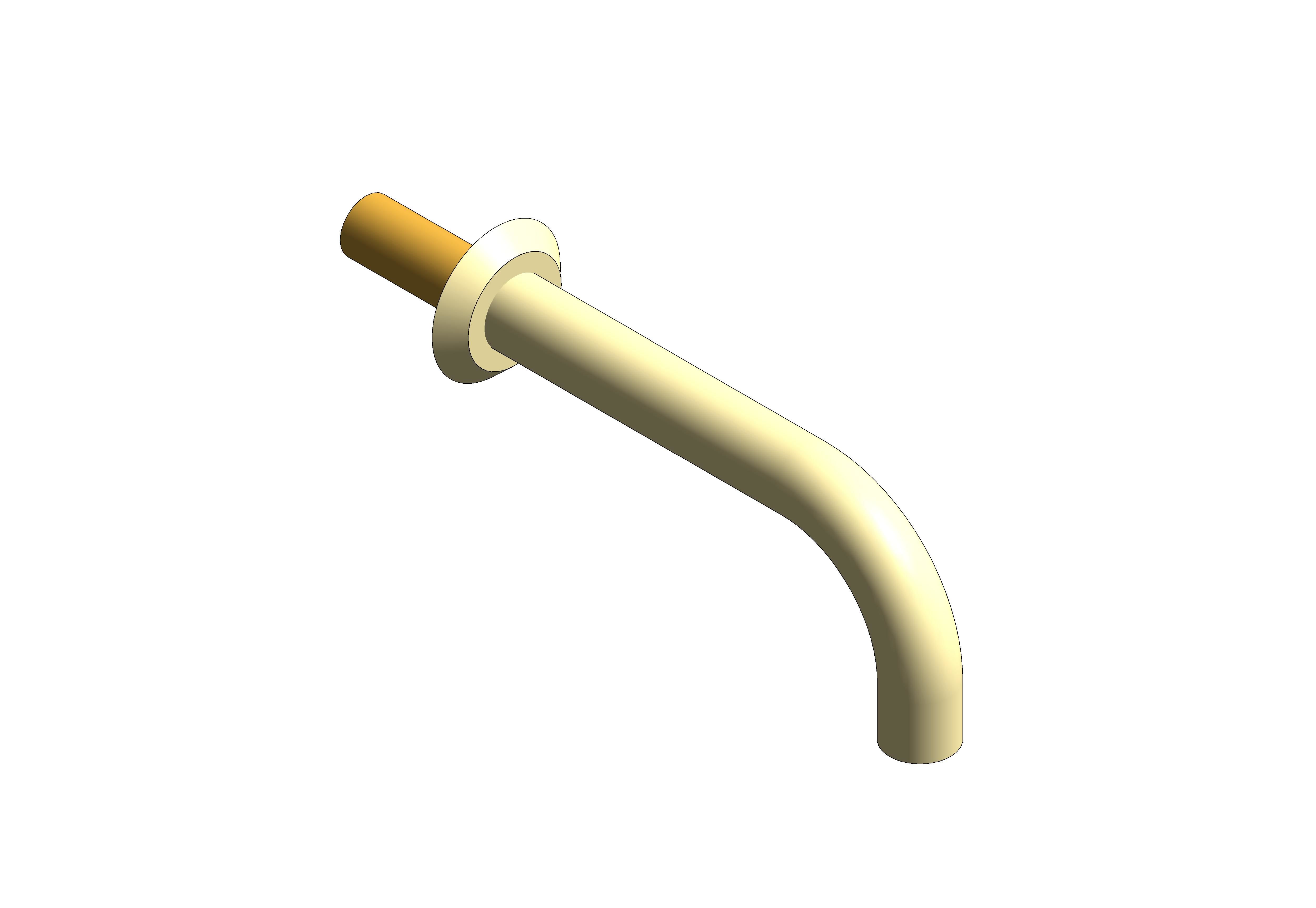 Product: ORIGINS Brushed Gold 180mm Bath Spout (IND-ORI140-BRG)