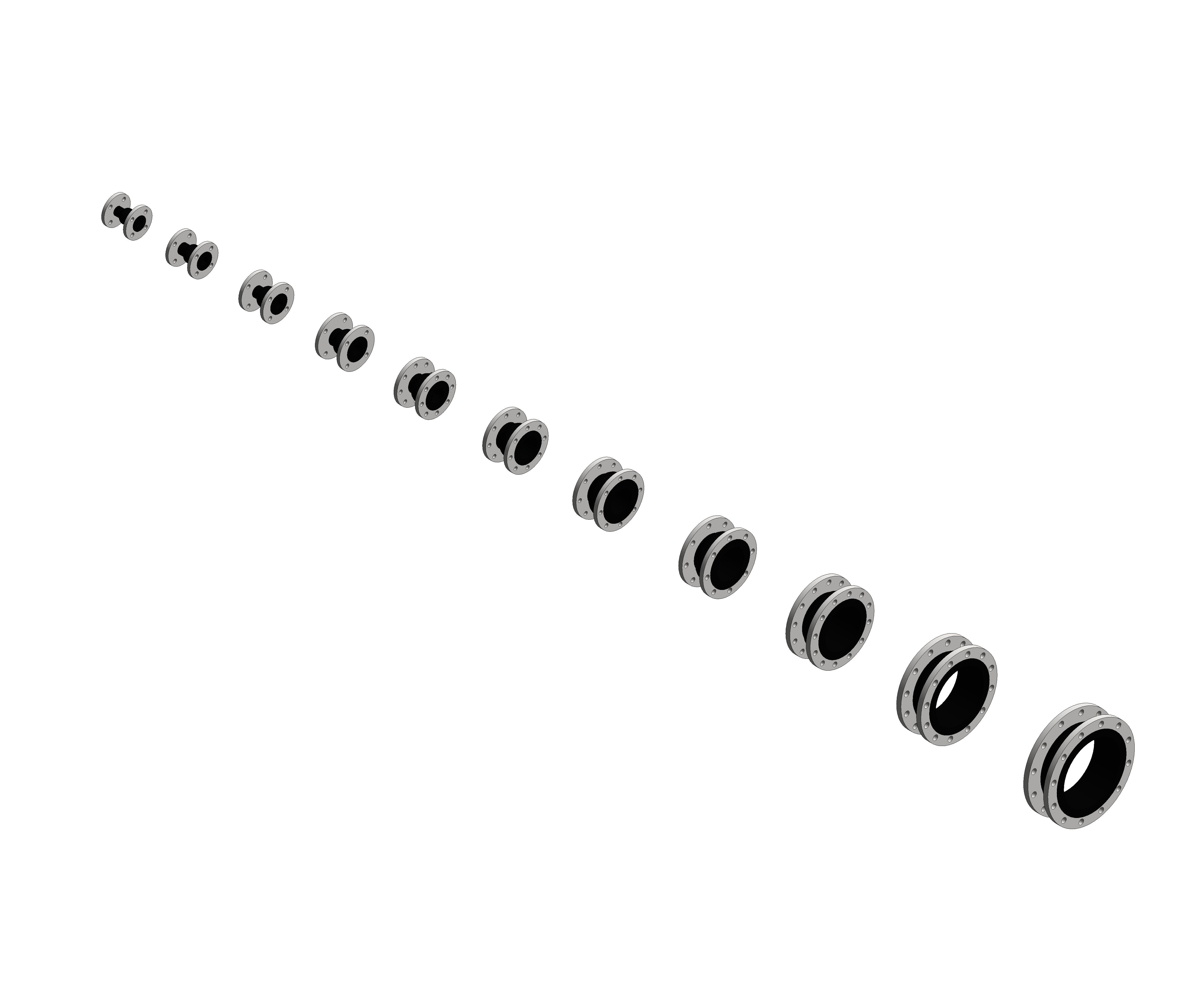 Product: Flanged Untied Rubber Flexible Connectors [00/0600]