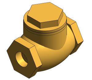 Product: BSP BZ SWING CHECK VALVE Metal Seat PN25/[00 2025]