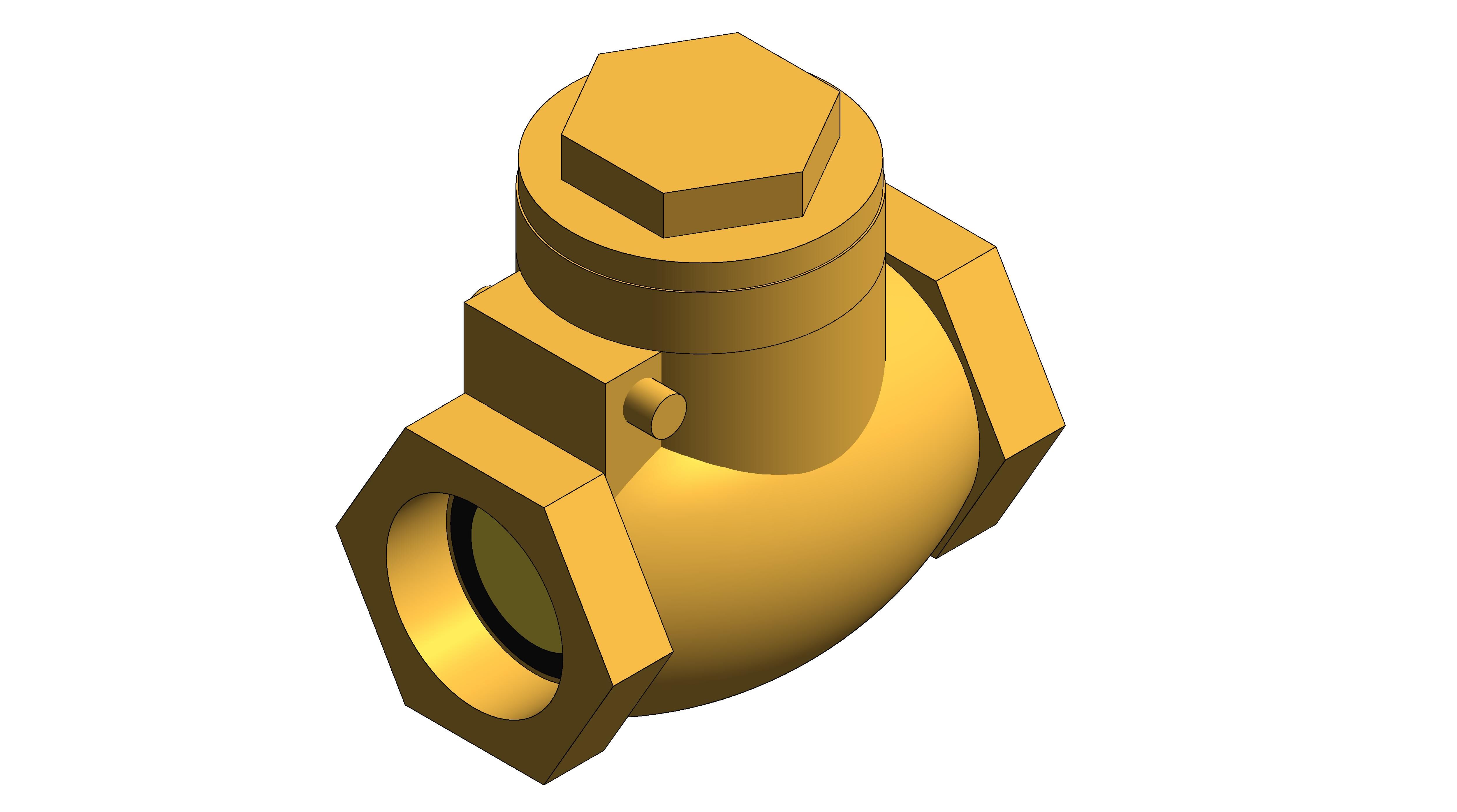 Product: BSP BZ SWING CHECK VALVE Nitrile Soft Metal Seat PN25 [00/2028]