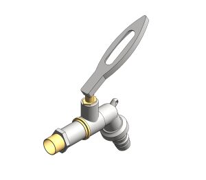 Product: Lockable Angle Ball Valve Bibock Hose Connections [00/2099]