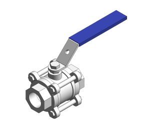 Product: 3 Piece 316 Stainless Steel Full Bore Ball Valve [00/0037]