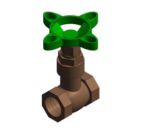 Product: BSP BZ GATE VALVE,H/W OPERATED PN20 [00/2003]