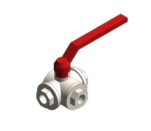 Product: 3 WAY L PORT B.N.P. BALL VALVE [00/0033]