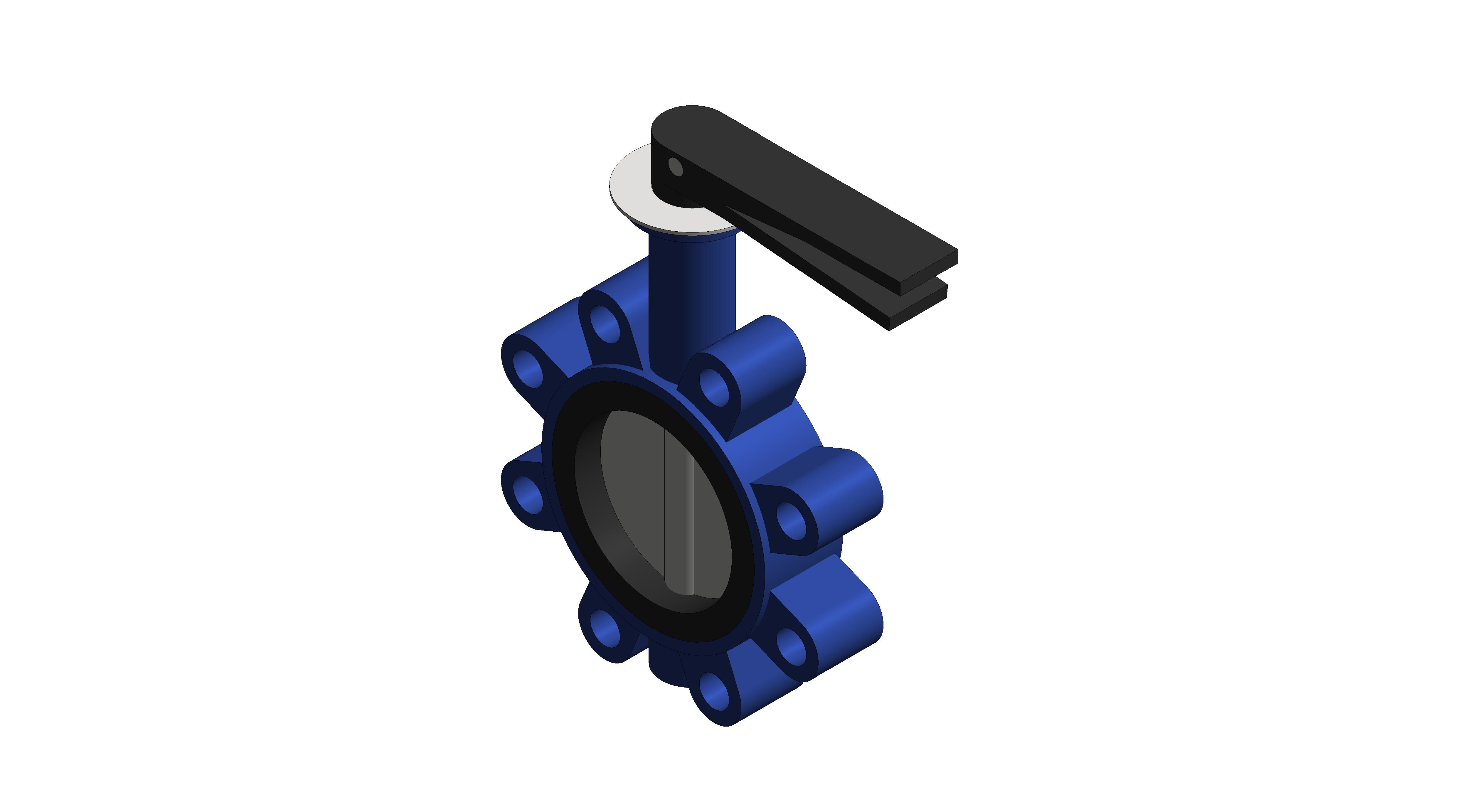 Product: Ductile Iron Fully Lugged Butterfly Valve PN25 [00/0442]