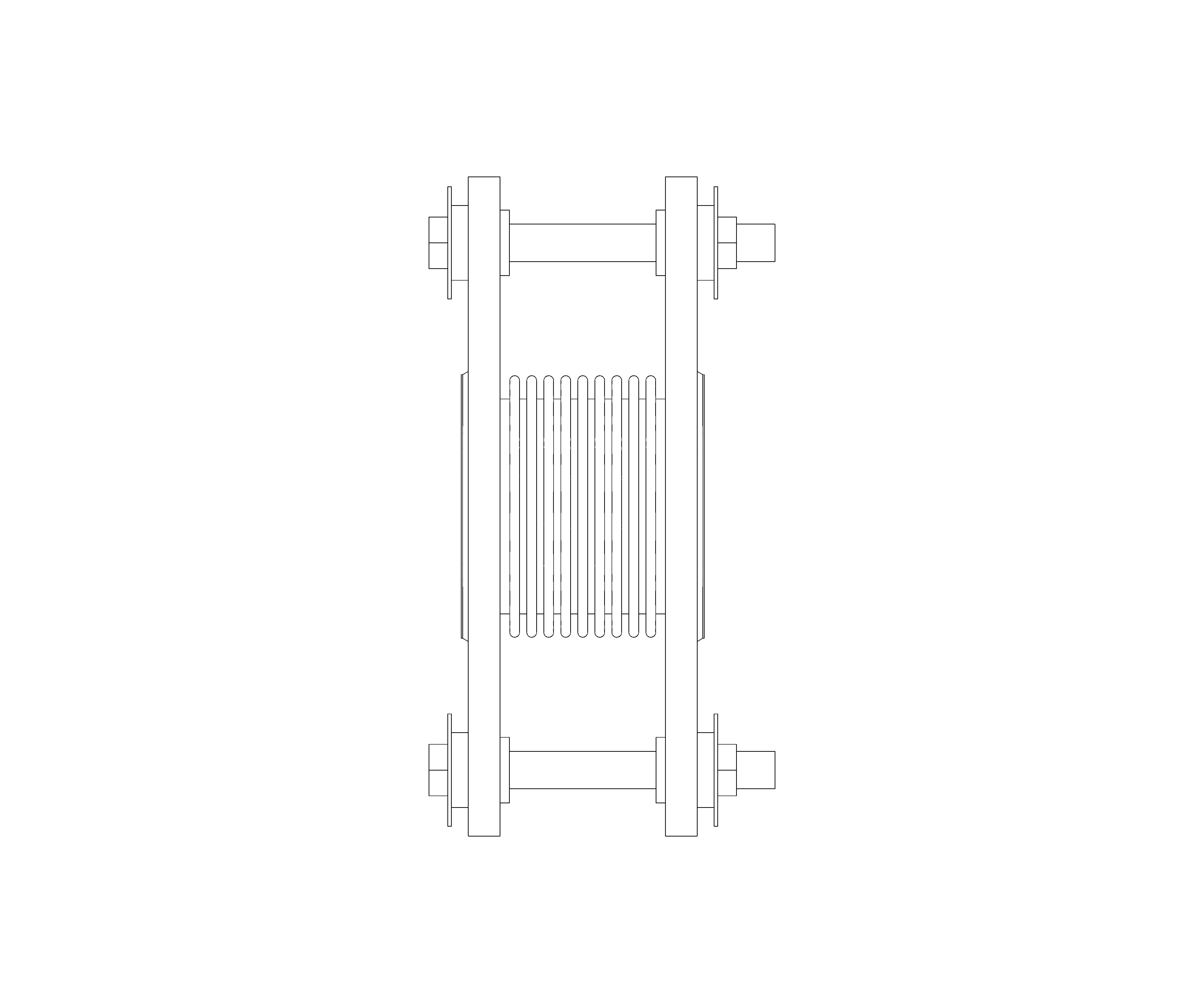 Product: Flanged Stainless Steel Tied Pump Flexible Connectors [33/0595]