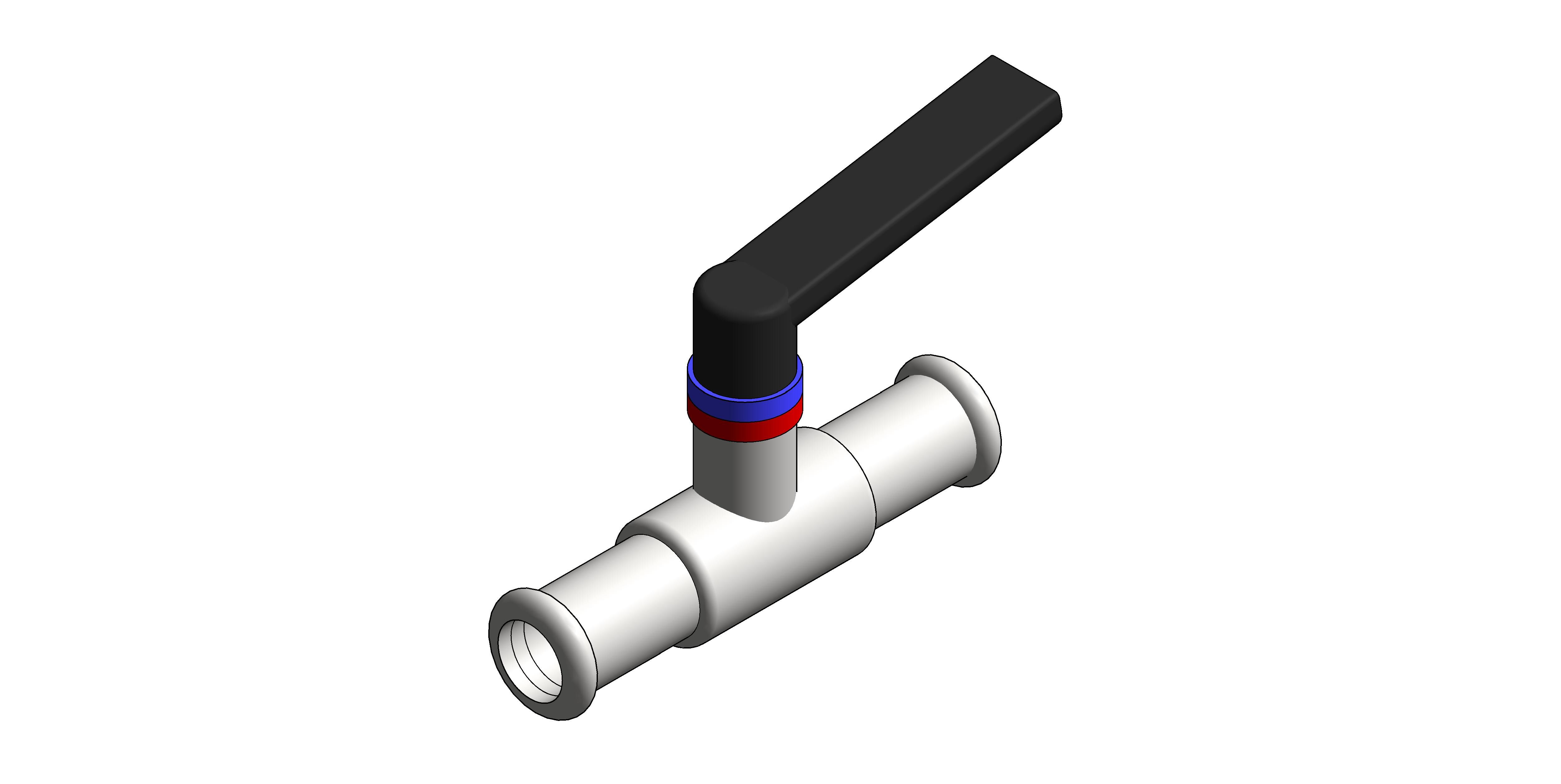 Product: Stainless Steel Press Ball Valve, ‘M’ Profile [82/1160]