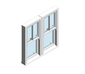 Product: ECOSlide® PVC-U - Standard Sliding Sash Window – Coupled 2