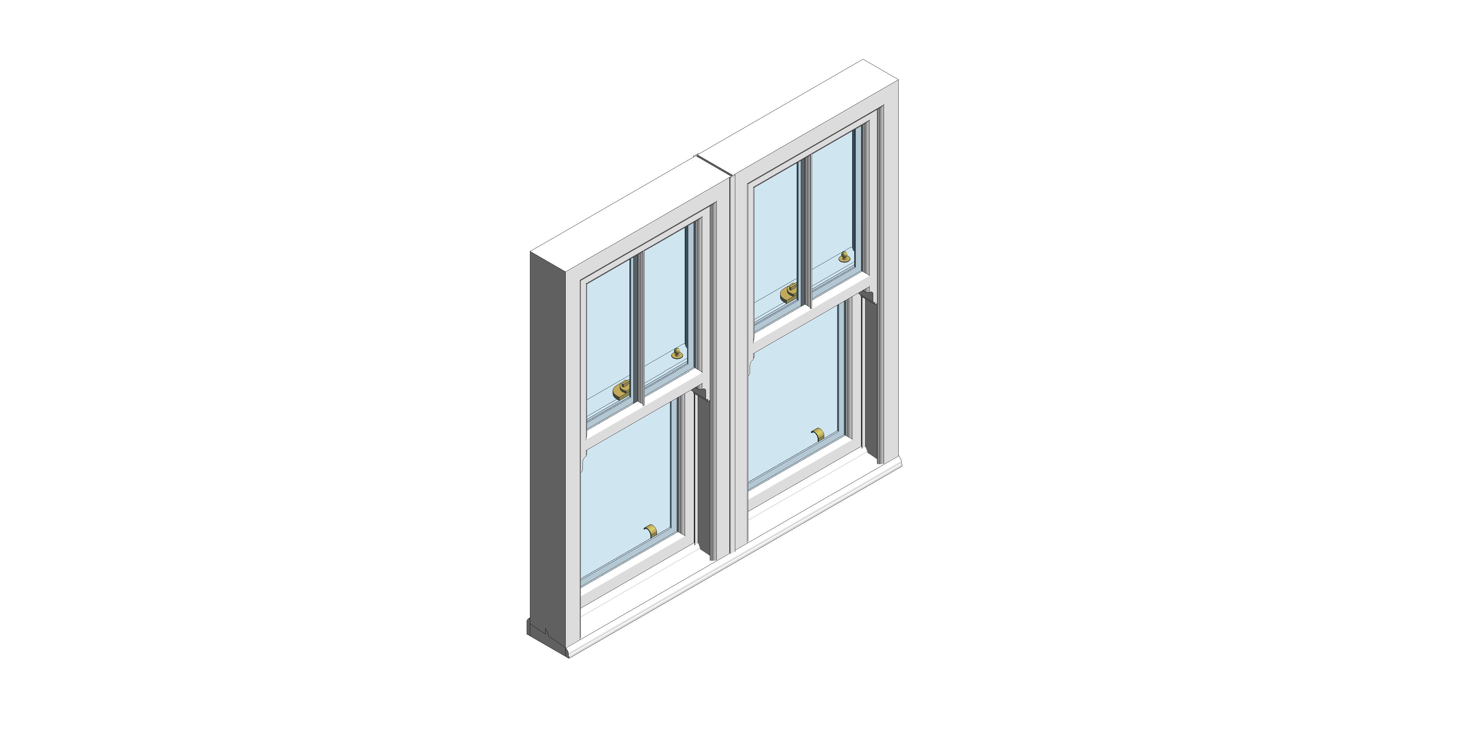 Product: ECOSlide® PVC-U - Standard Sliding Sash Window – Coupled 2