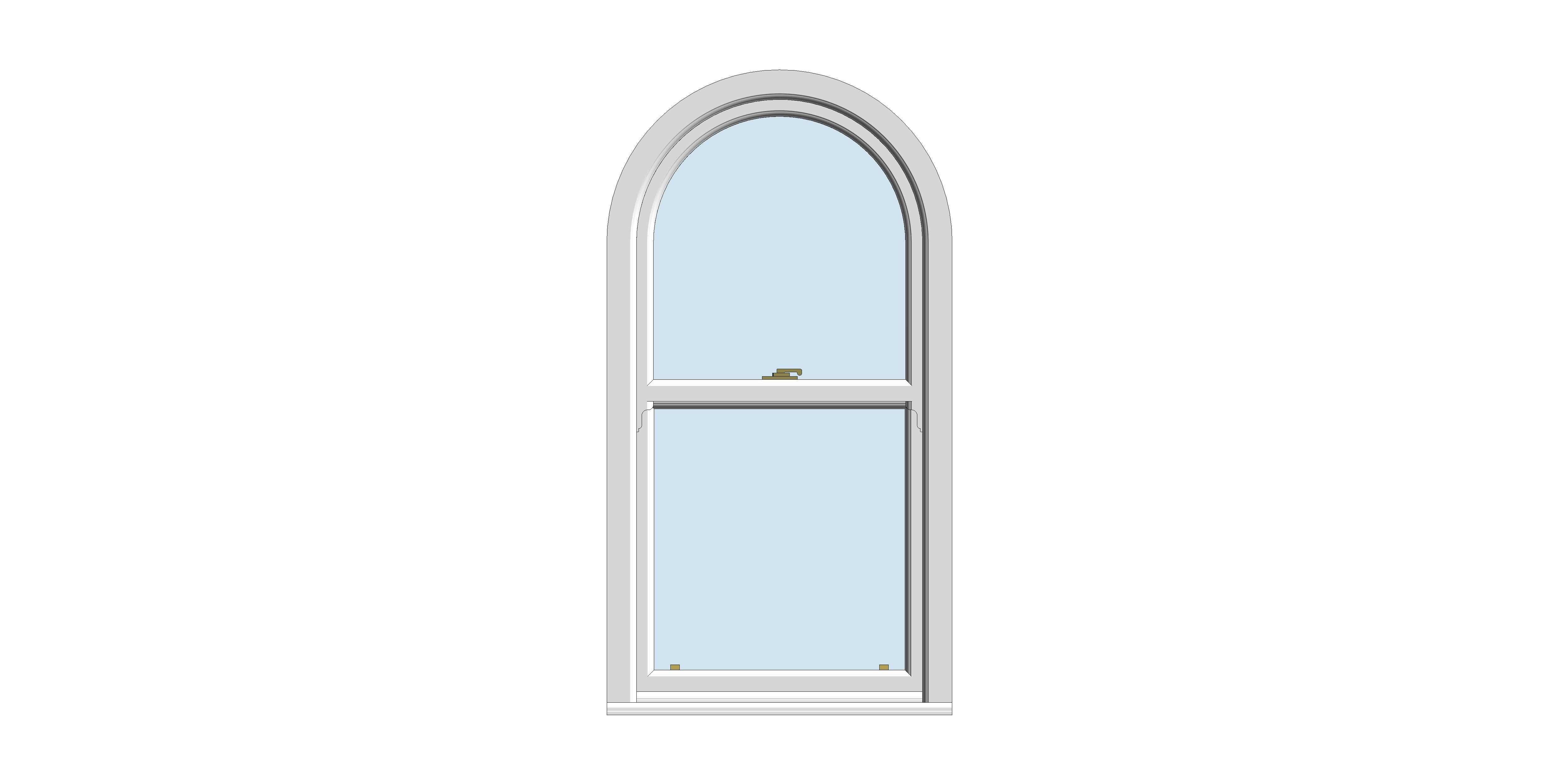 Product: ECOSlide® PVC-U - Standard Sliding Sash Window – True Arch