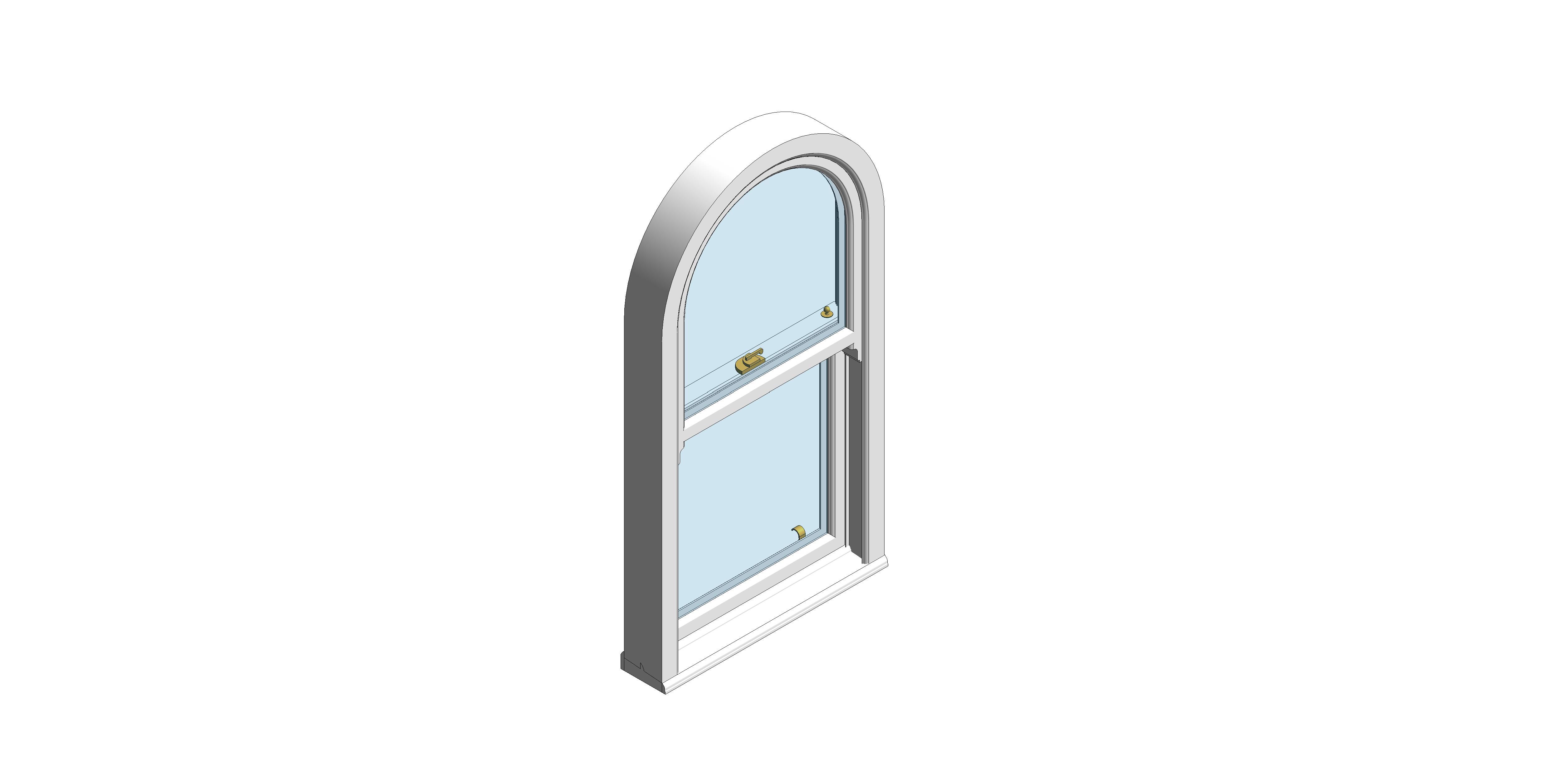 Product: ECOSlide® PVC-U - Standard Sliding Sash Window – True Arch