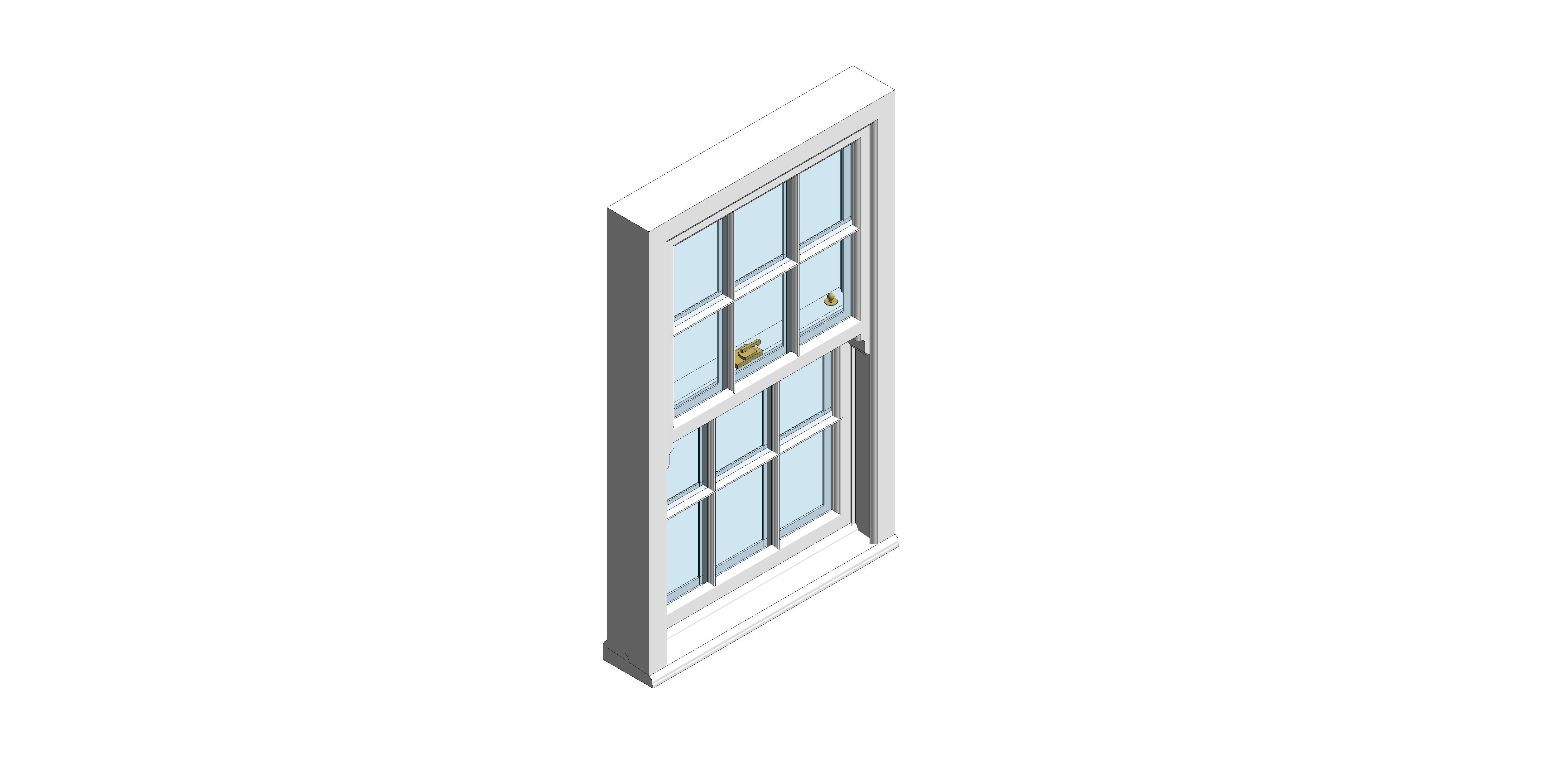 Product: ECOSlide® PVC-U - Standard Sliding Sash Window – 6 Grid Bars