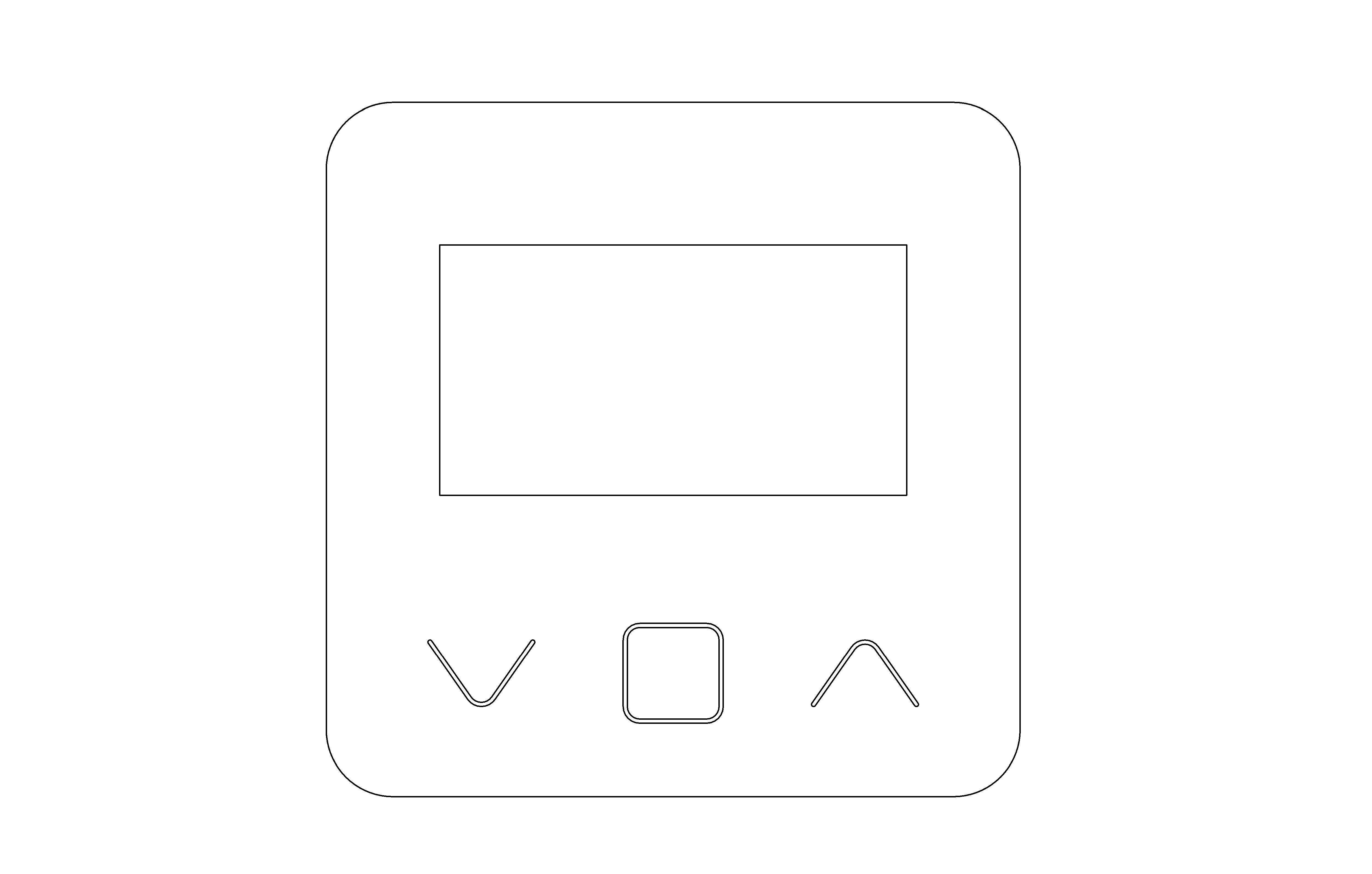 Product: BT-D03-RF - Wireless digital room thermostat
