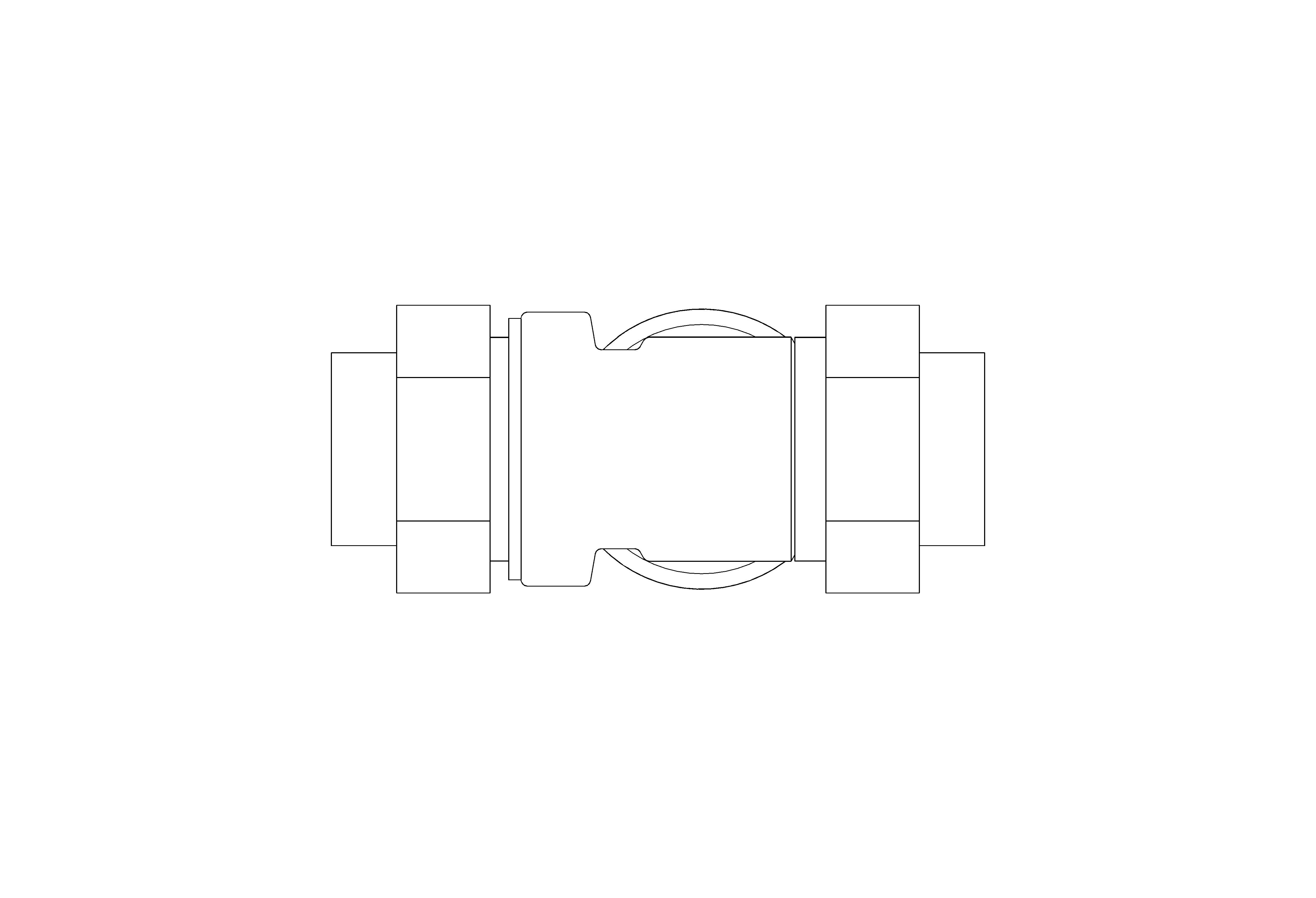 bimstore plan image of the Watts CA 2096 - Backflow Preventer CA type
