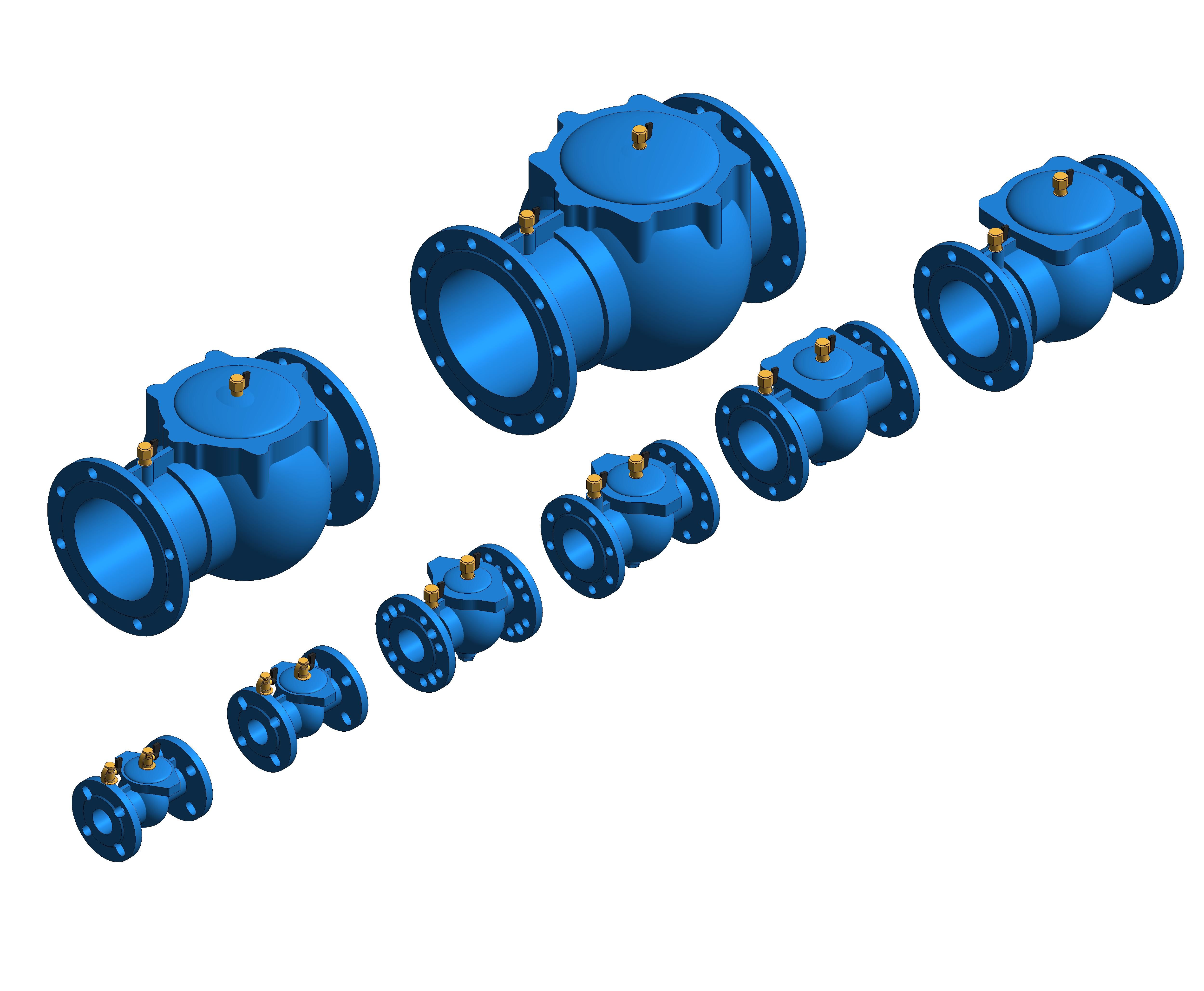 bimstore 3D all image of the Watts EA 453 - Anti-pollution Cast Iron Check Valve