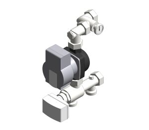 ISOMIX-HC - Control unit for panel heating/cooling systems including Weather Compensation Control