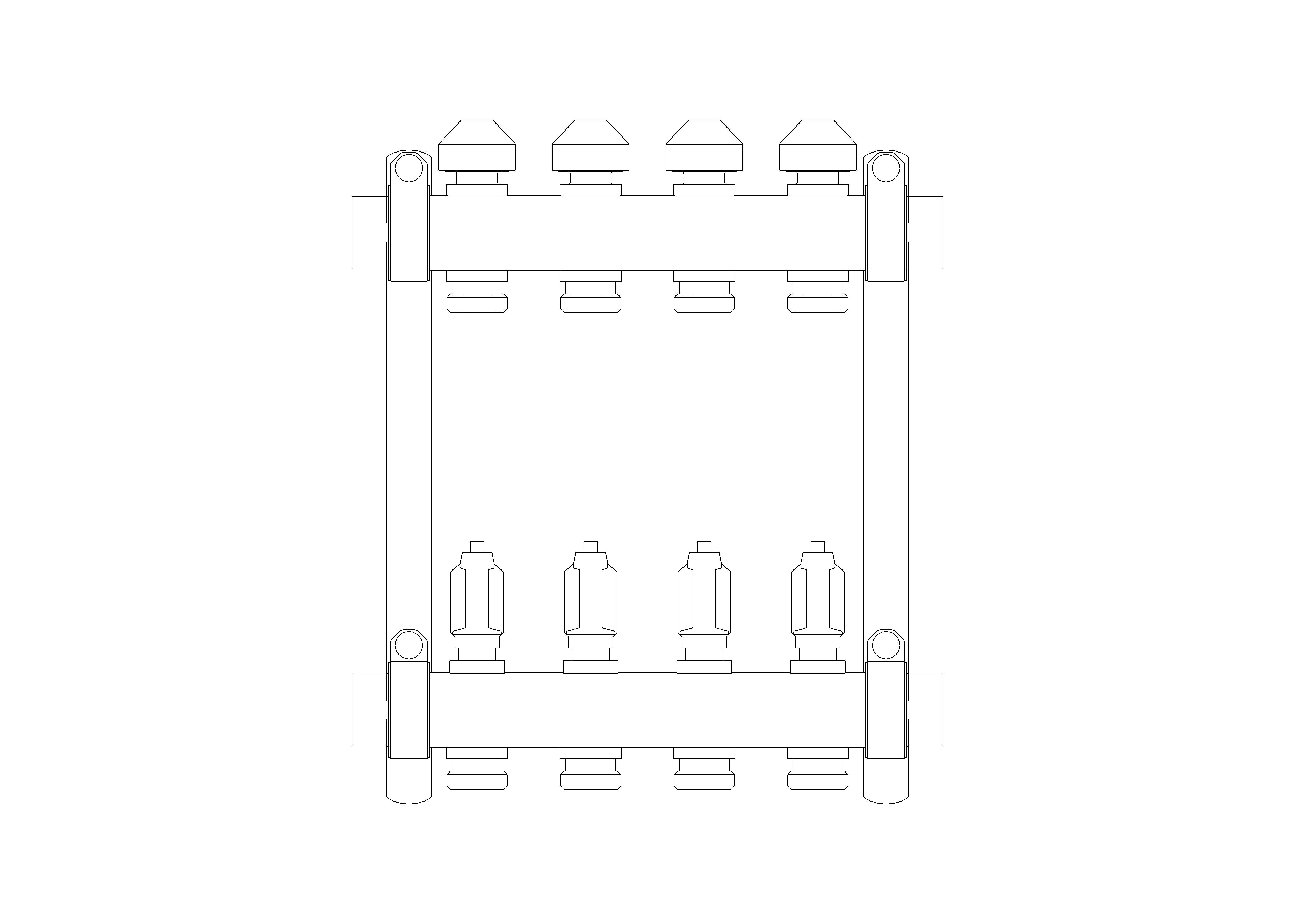 Product: Manifold Stainless Steel HKV2013A (0-4L)